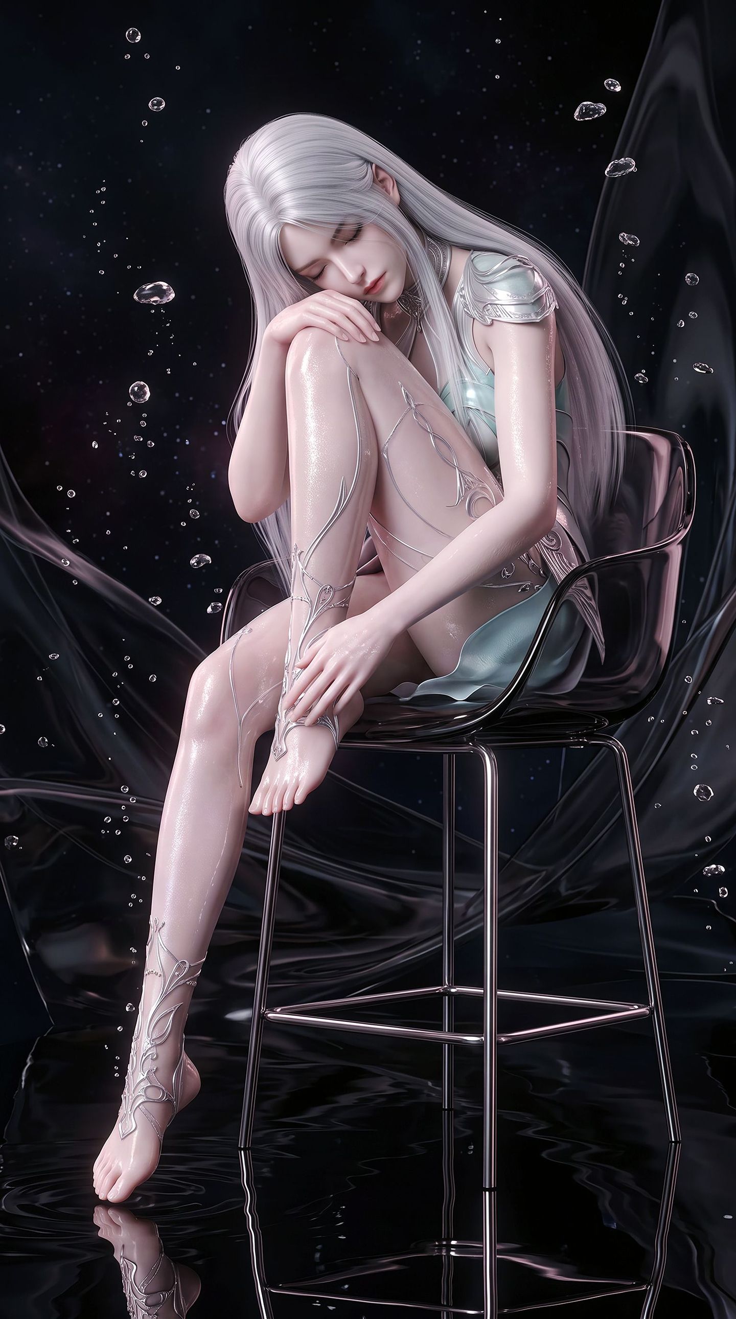 完美世界动画柳神 动漫美女写真 人体艺术美学,第5张