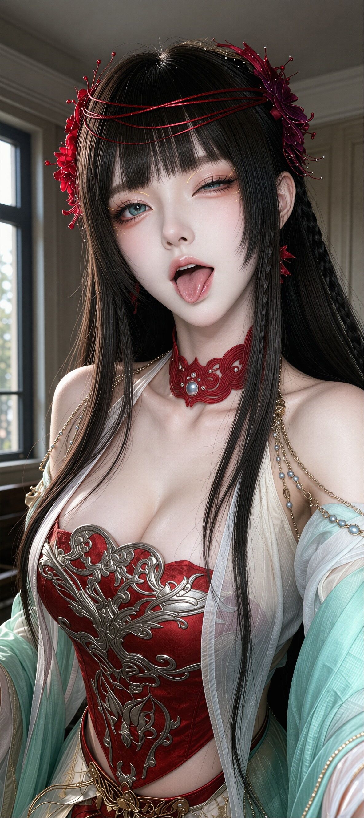 国漫美女 青襞壁纸美图分享 择日飞升动画动漫角色,第1张