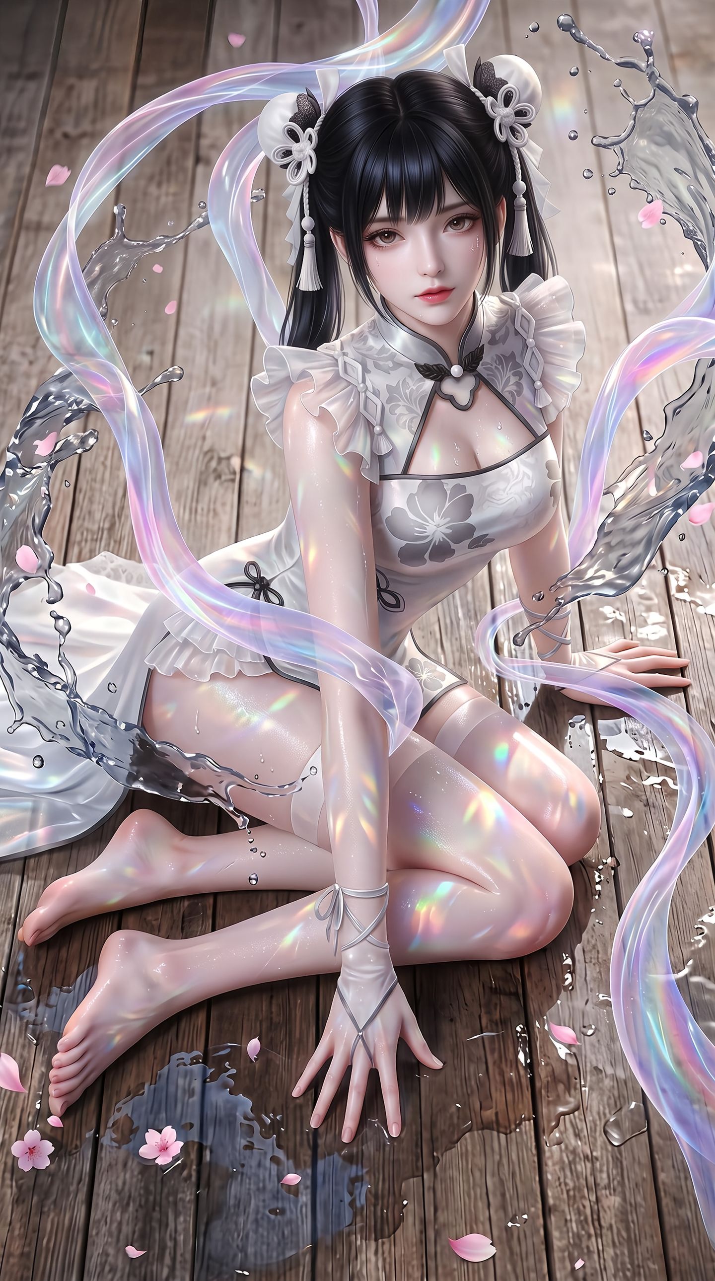 永劫无间 游戏角色美女 殷紫萍图片美图 奶妈 美腿,第2张
