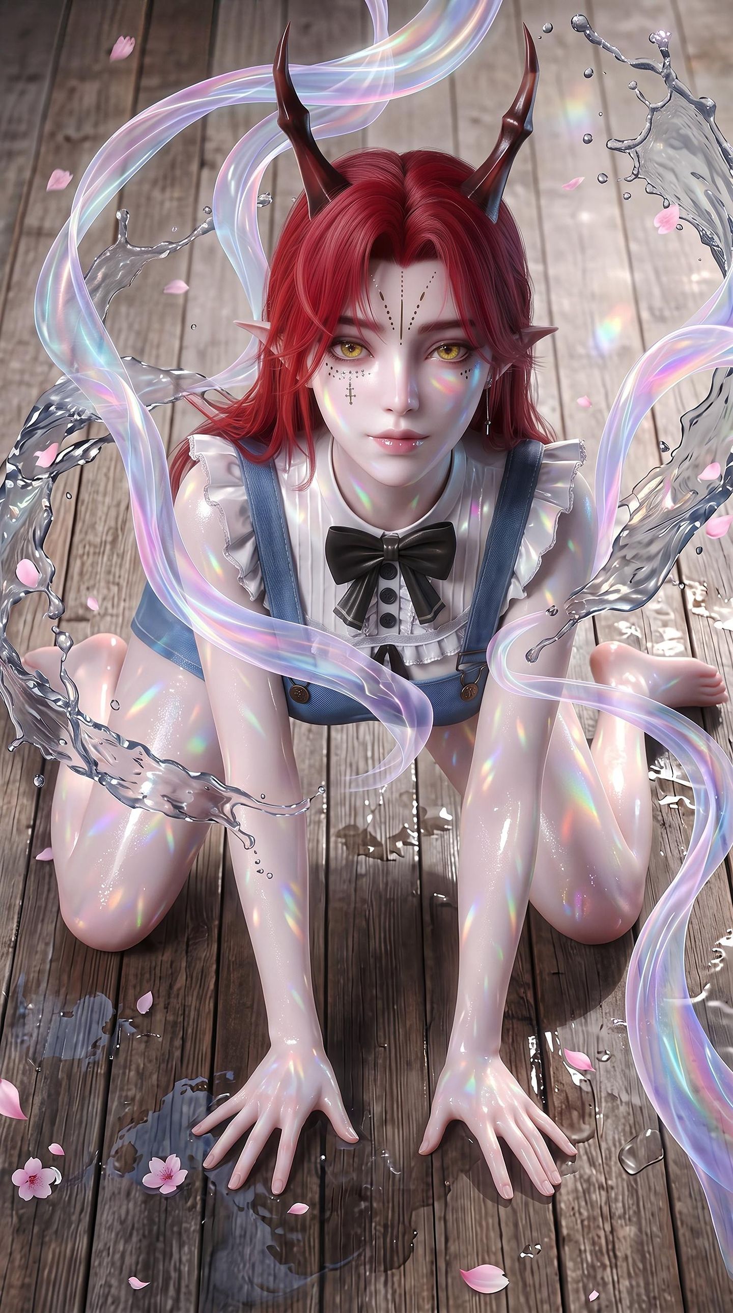 斩神之凡尘神域第二季新角色 国漫女神 动漫高颜值美女 红色头发,第1张