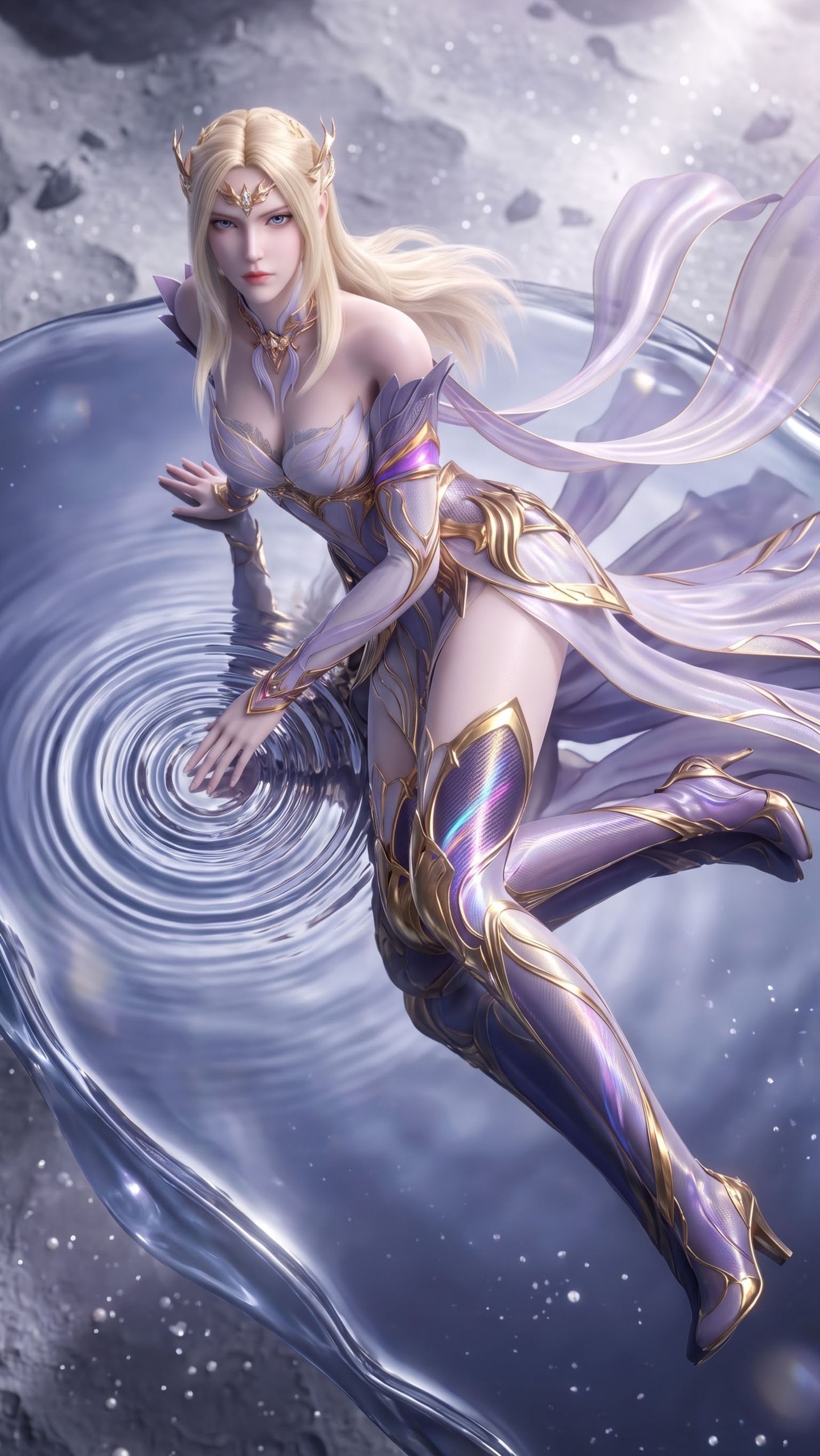 千仞雪 斗罗大陆 国漫动漫 美女角色 高清手机壁纸,第1张