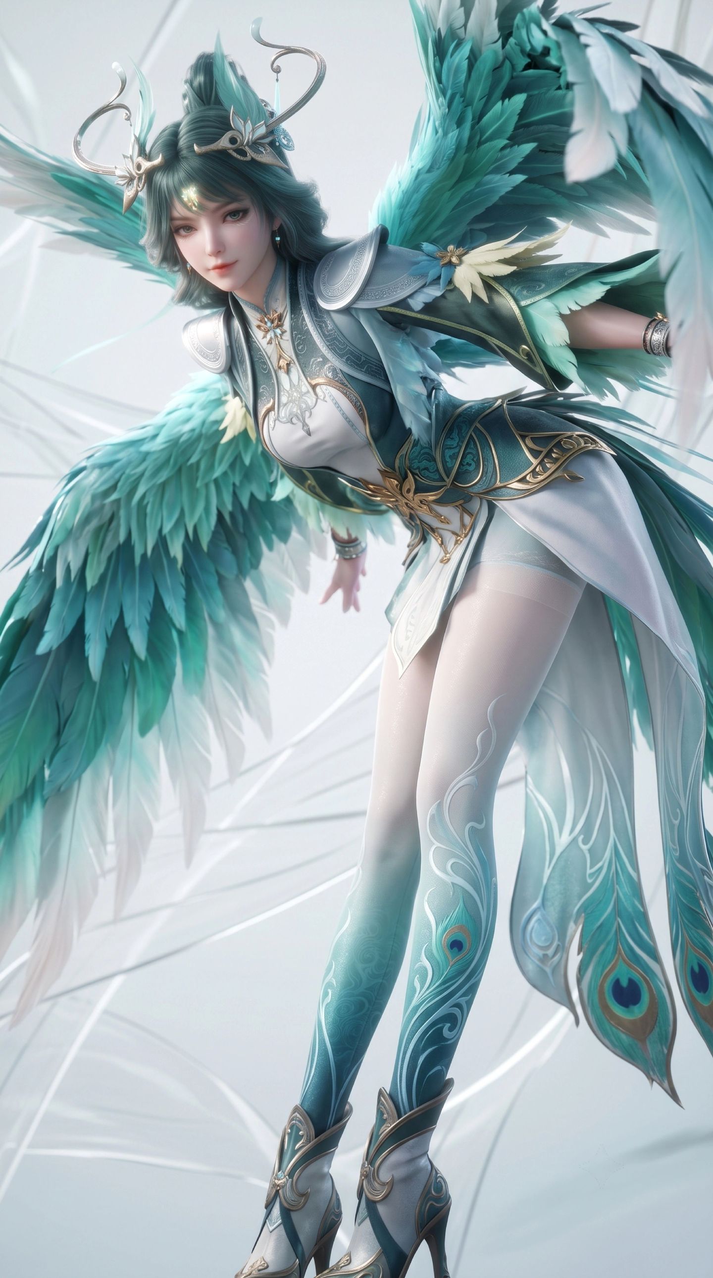 斗罗大陆绝世唐门萧萧壁纸 动漫可爱女孩 竖版锁屏背景壁纸,第2张