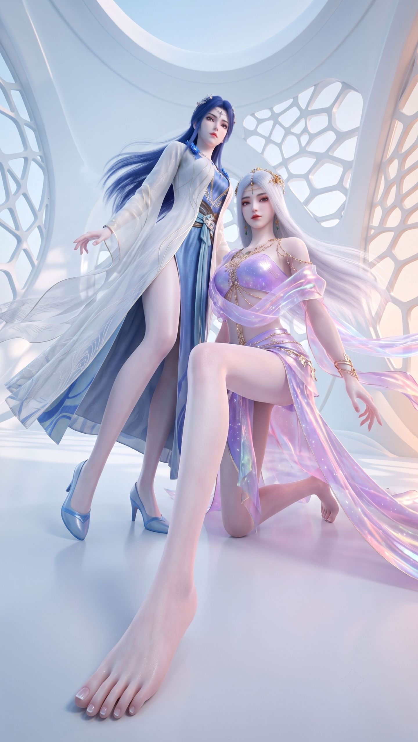 斗破苍穹 药灵和九品玄丹化形美图合照 国漫壁纸,第2张