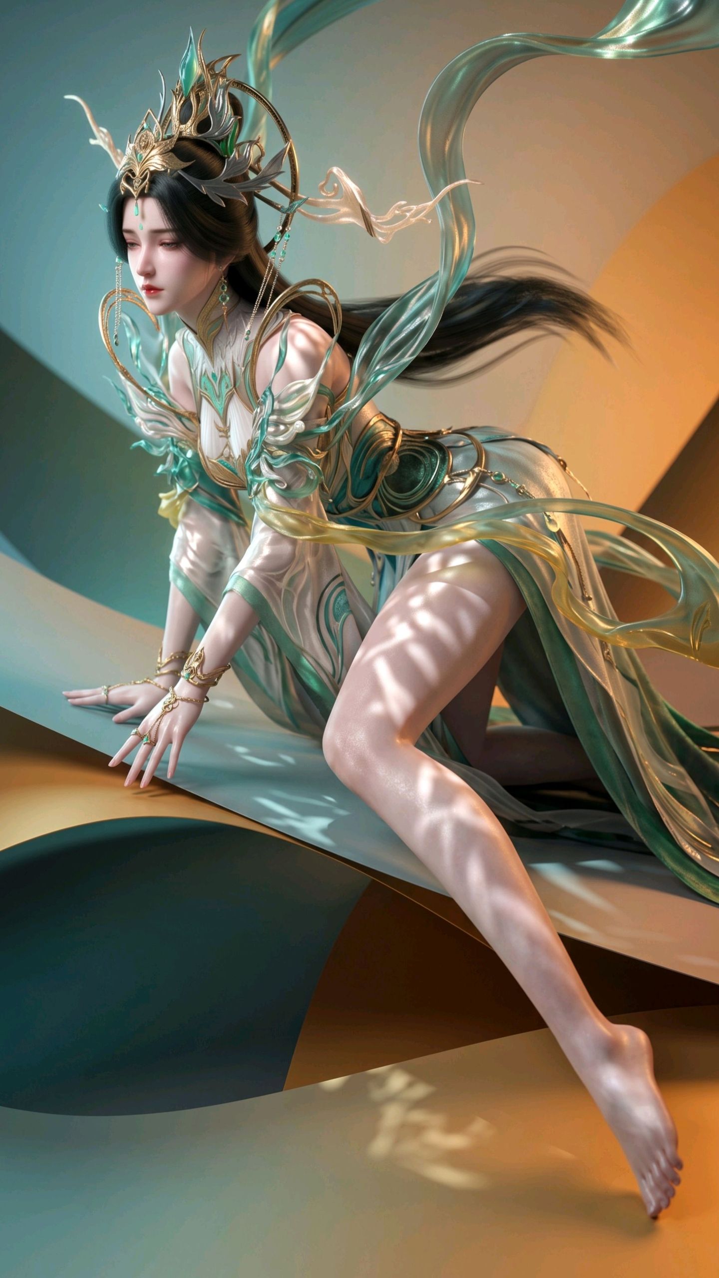 柳神美图 九劫焚天 完美世界 国漫女神图片,第1张