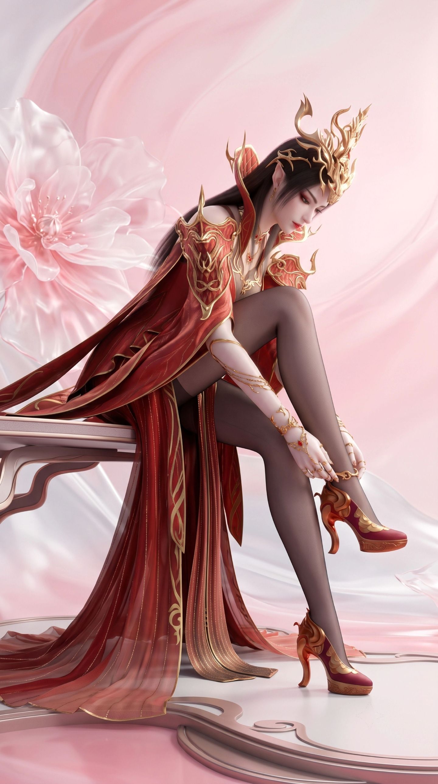 美杜莎女王的大长腿 斗破苍穹 性感黑丝高跟鞋,第3张