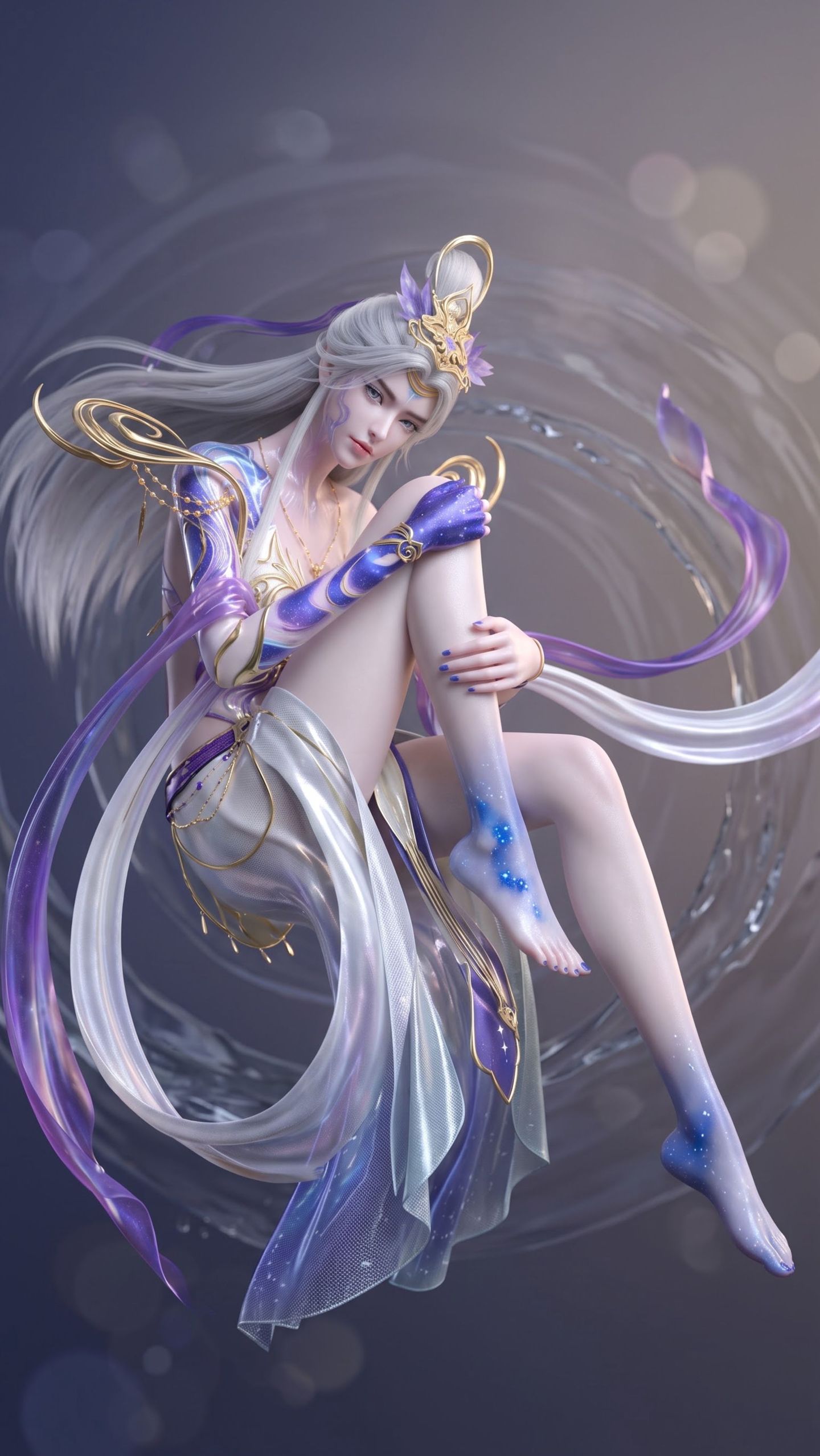 莫仙 完美世界国漫女神 超高清手机壁纸 动漫美女写真图片,第1张