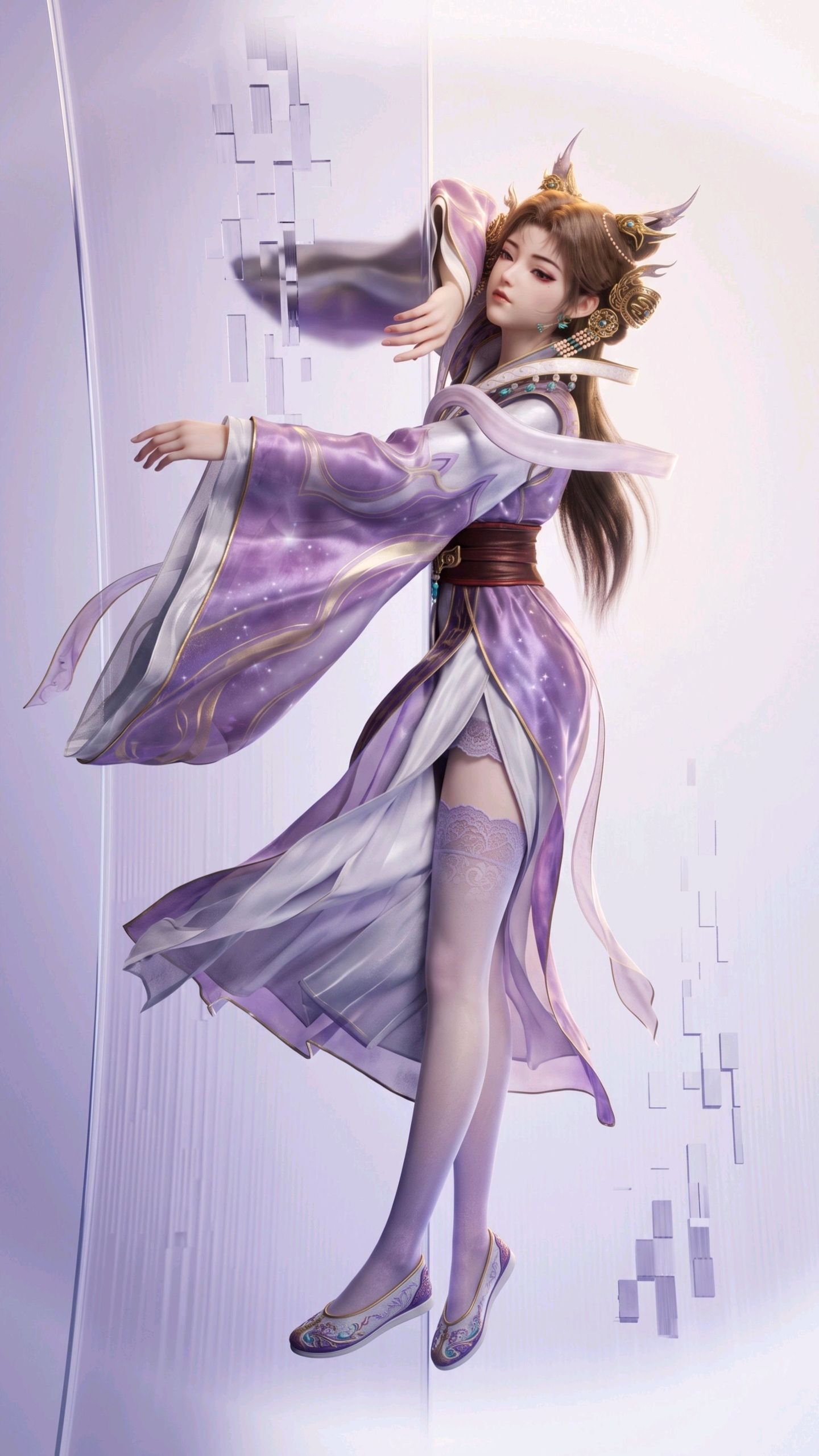师兄啊师兄 苏妲己 手机壁纸 锁屏背景 动漫美女,第3张