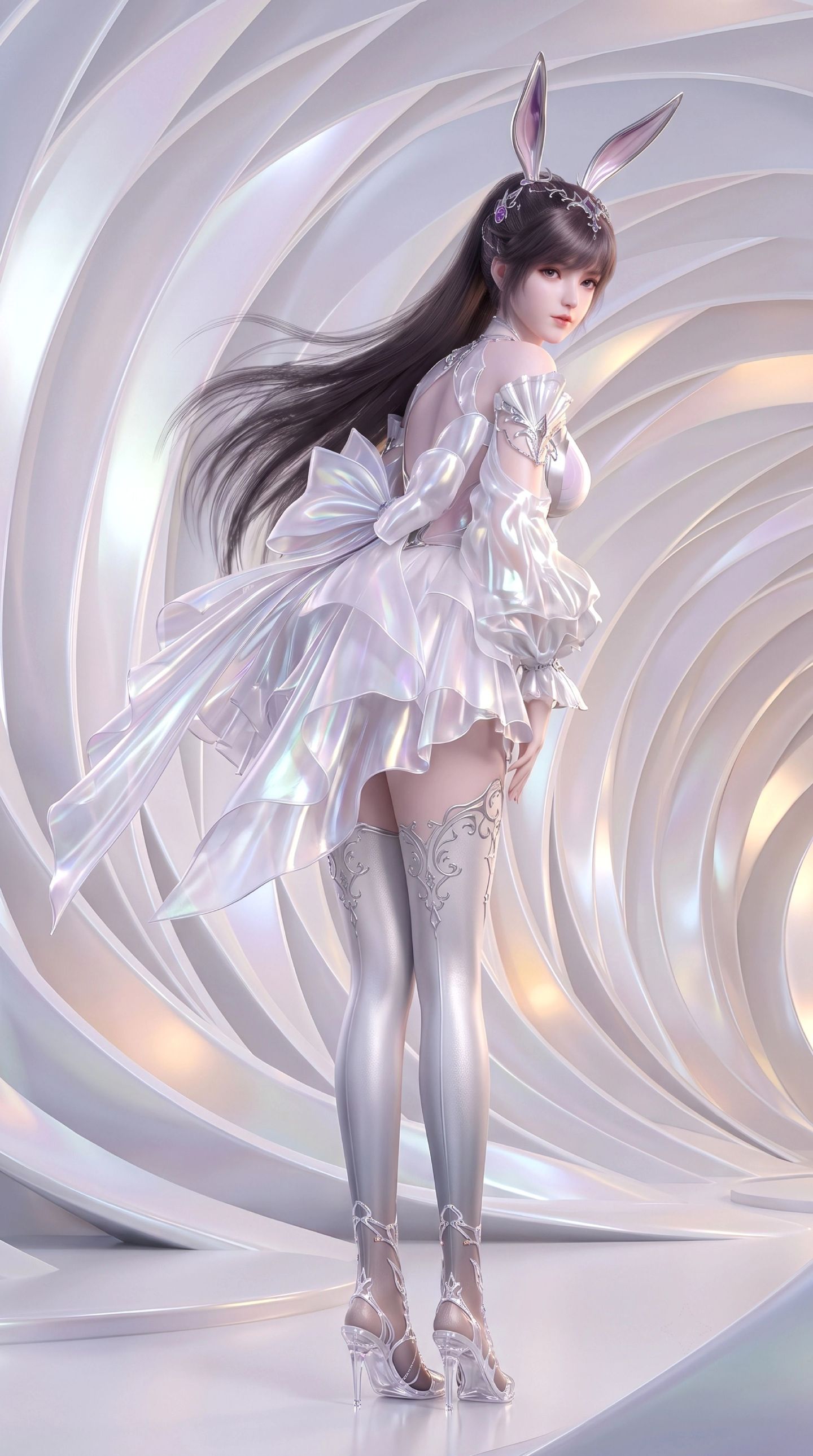 绝美版小舞 斗罗大陆动漫美女 AI高清美图,第1张