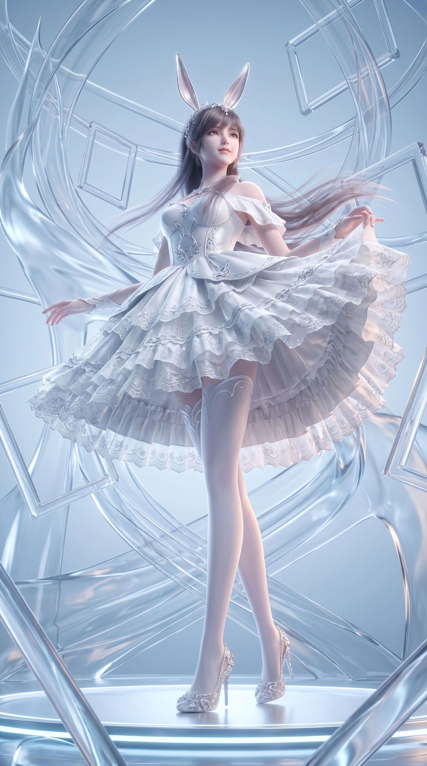 绝美版小舞 斗罗大陆动漫美女 AI高清美图,第2张