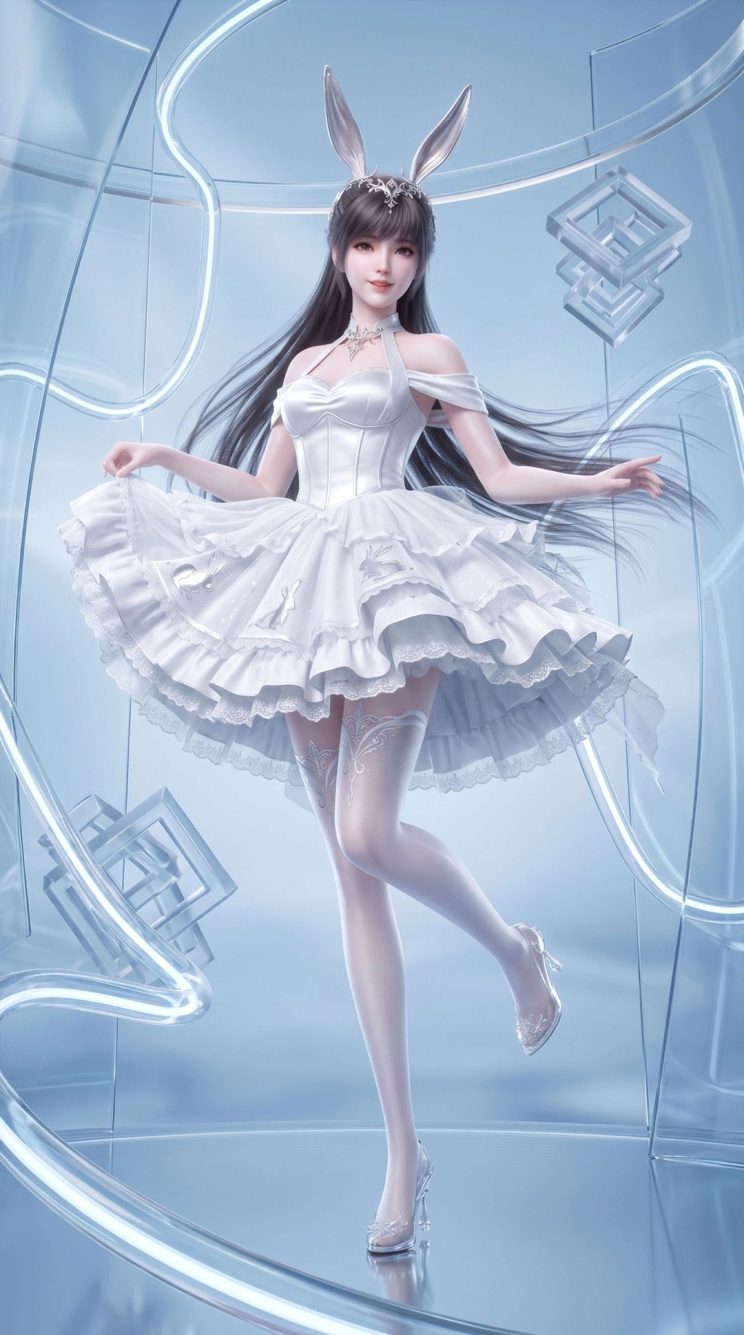 绝美版小舞 斗罗大陆动漫美女 AI高清美图,第3张
