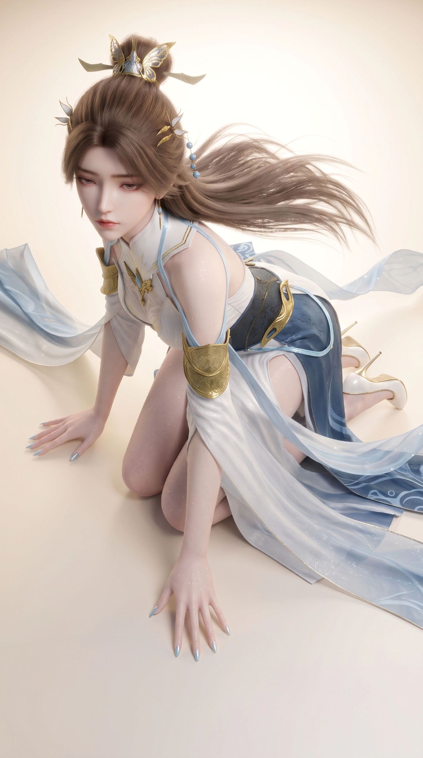 灵溪美图 大主宰动画国漫女神 国漫美女AI绘画,第2张