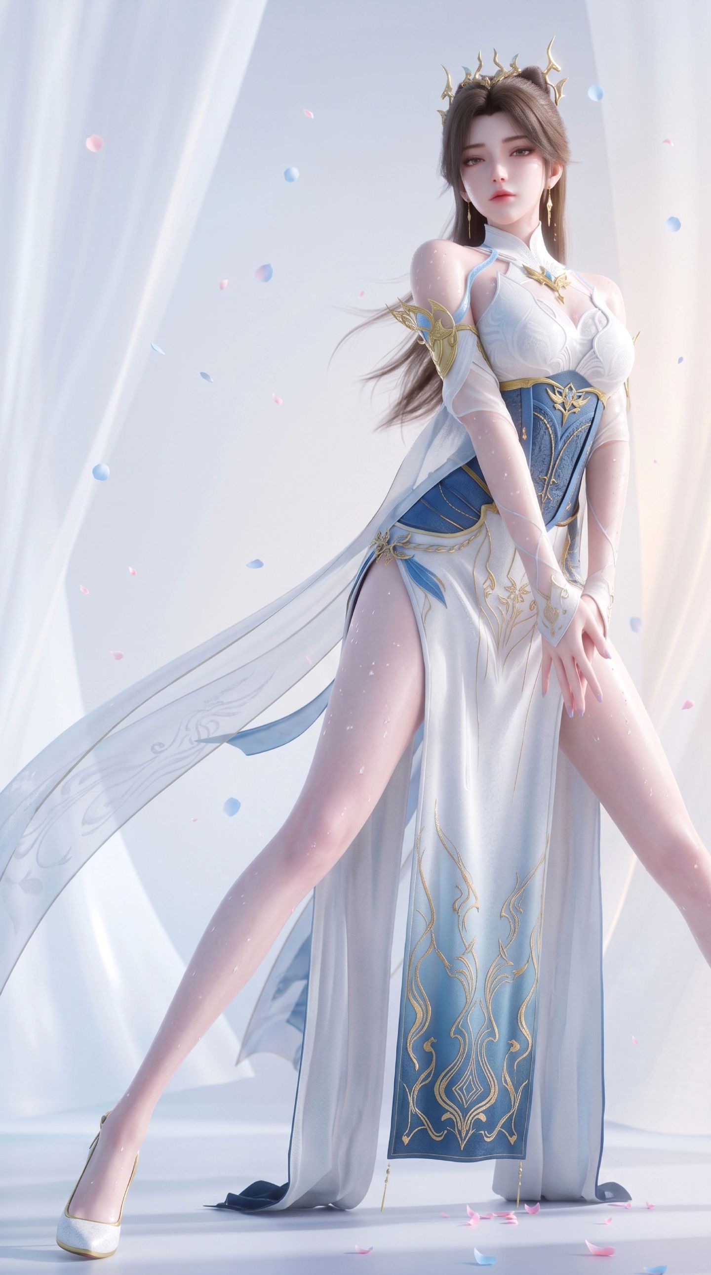 灵溪美图 大主宰动画国漫女神 国漫美女AI绘画,第5张