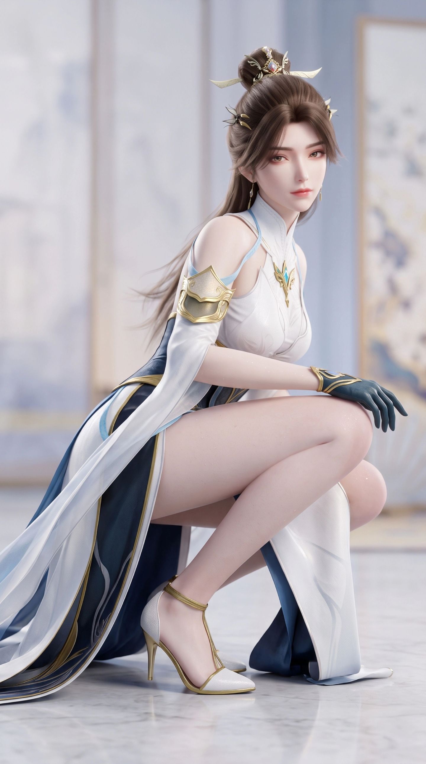 灵溪美图 大主宰动画国漫女神 国漫美女AI绘画,第6张