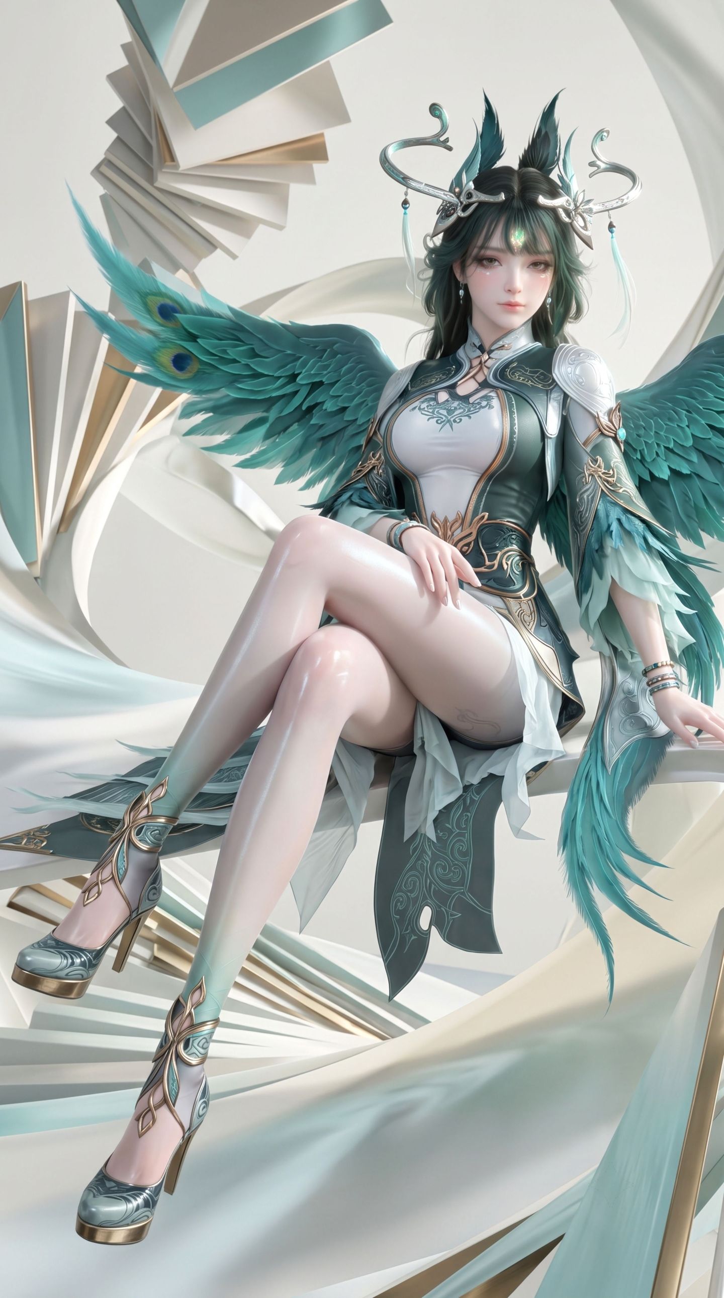 斗罗大陆2绝世唐门 潇潇 动漫女孩 唯美手机锁屏壁纸,第2张