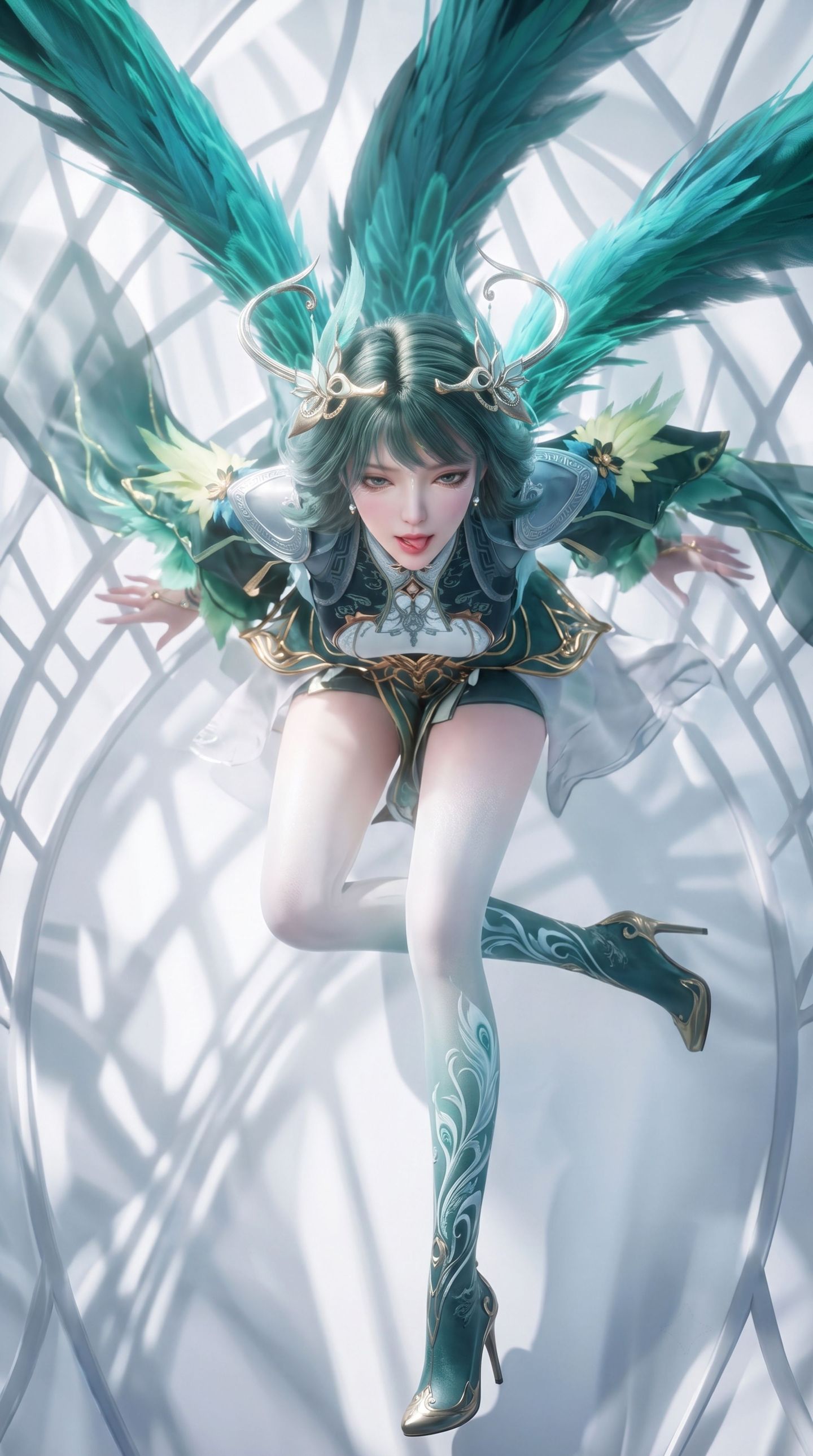斗罗大陆2绝世唐门 潇潇 动漫女孩 唯美手机锁屏壁纸,第4张