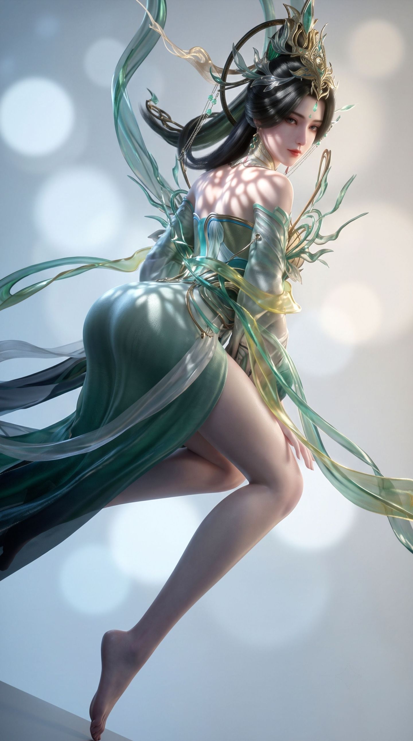 娇媚版九劫焚天柳神妈妈级别的国漫女神 完美世界御姐美腿,第2张