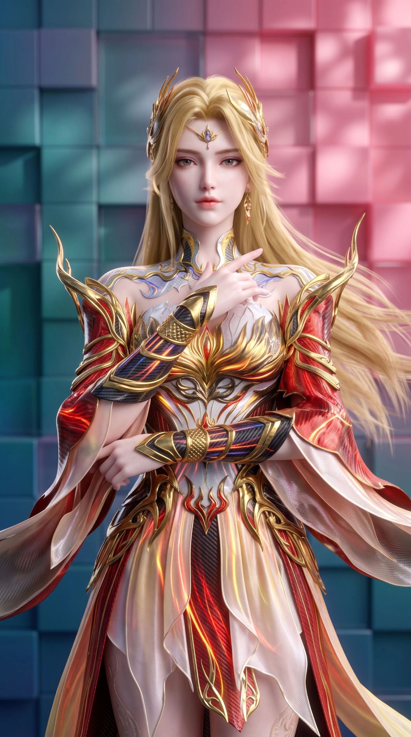 温清璇 大主宰国漫女神 超高清手机壁纸 动漫美女,第1张