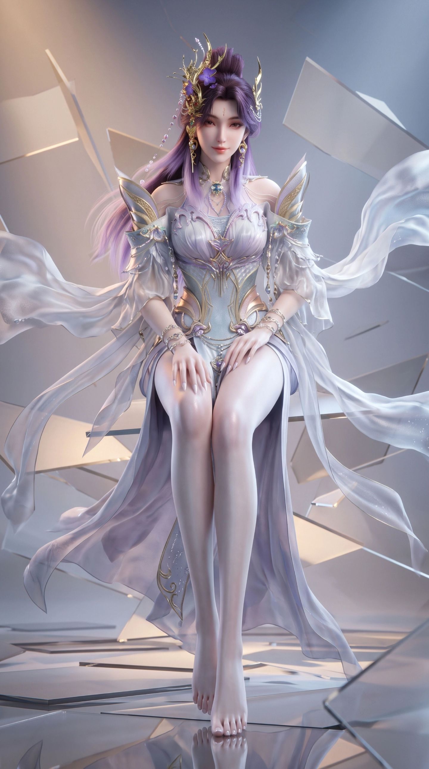 光阴之外丁雪壁纸 高挑美女 性感美腿,第3张