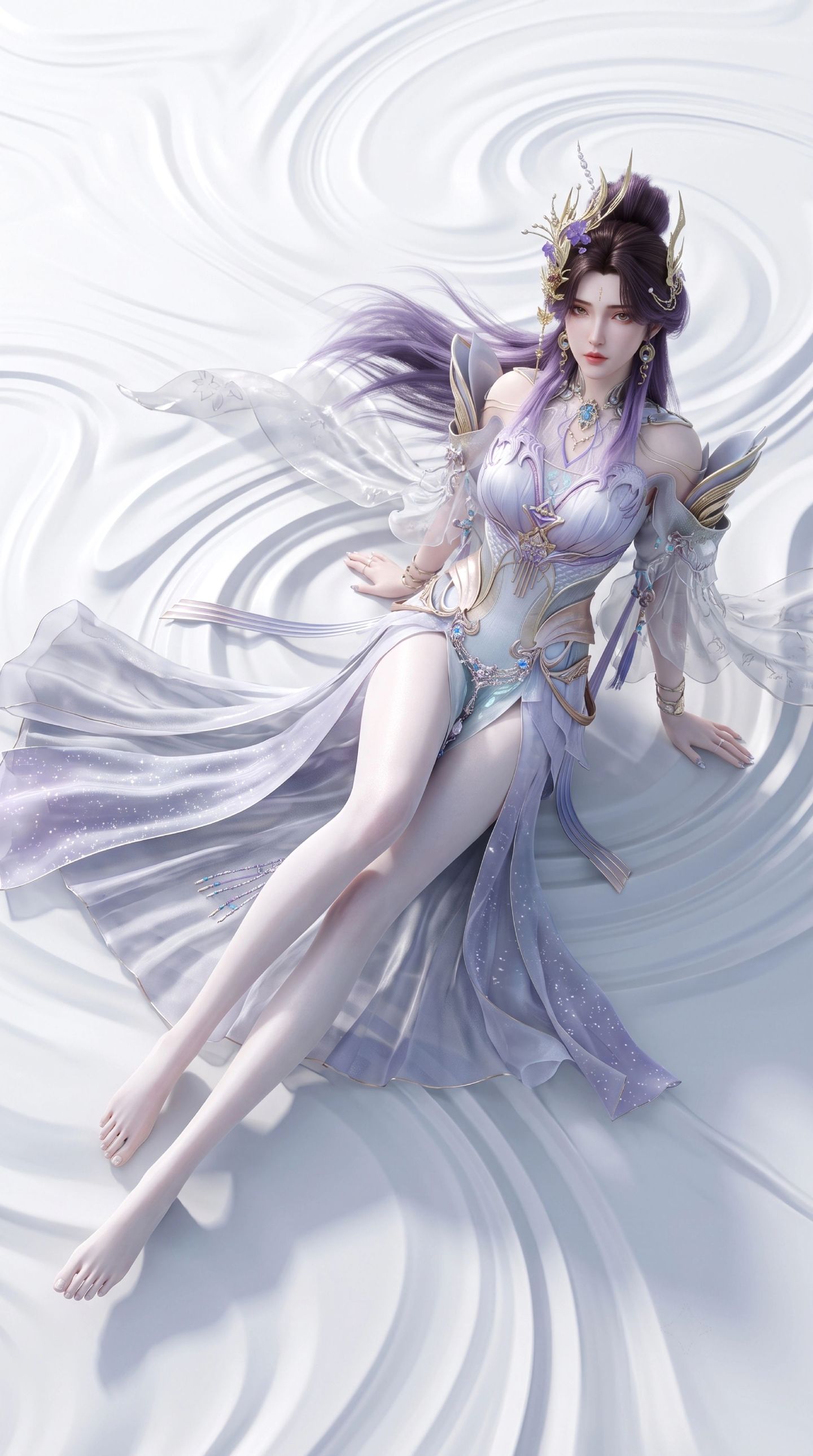 光阴之外丁雪壁纸 高挑美女 性感美腿,第4张