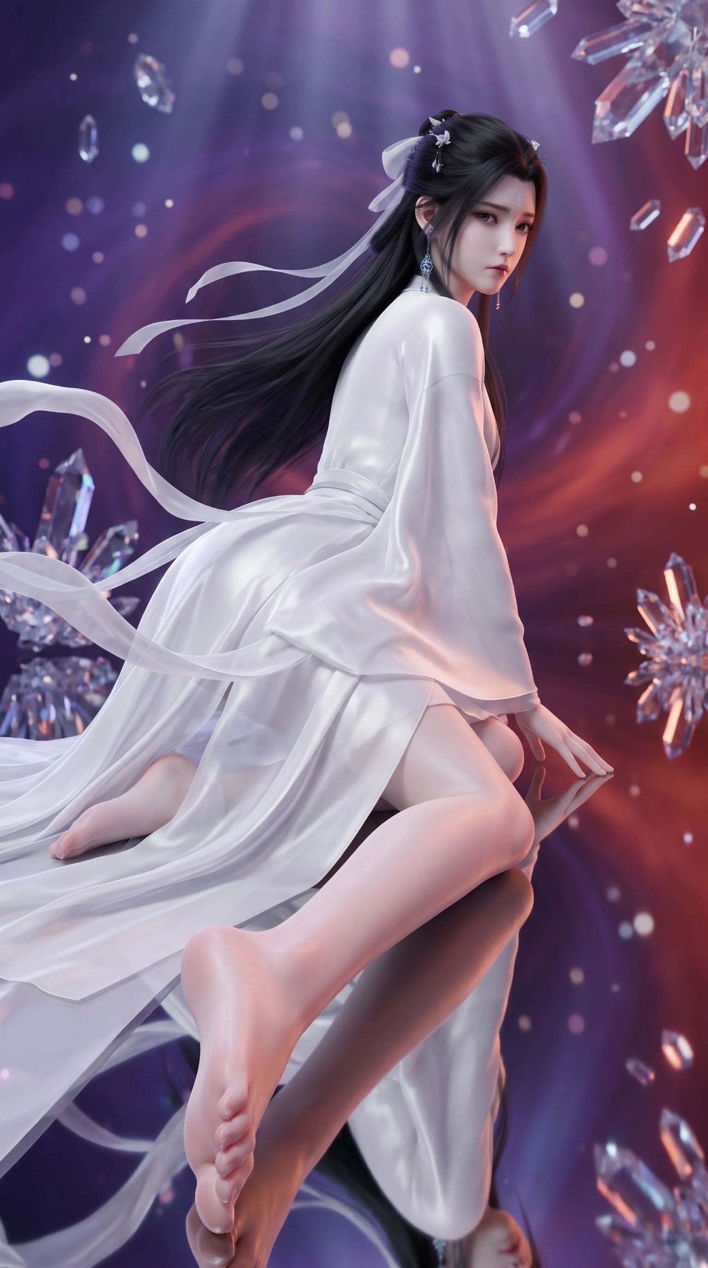诛仙最终季陆雪琪的睡衣！温柔又有仙气感 国漫美女AI绘画,第5张