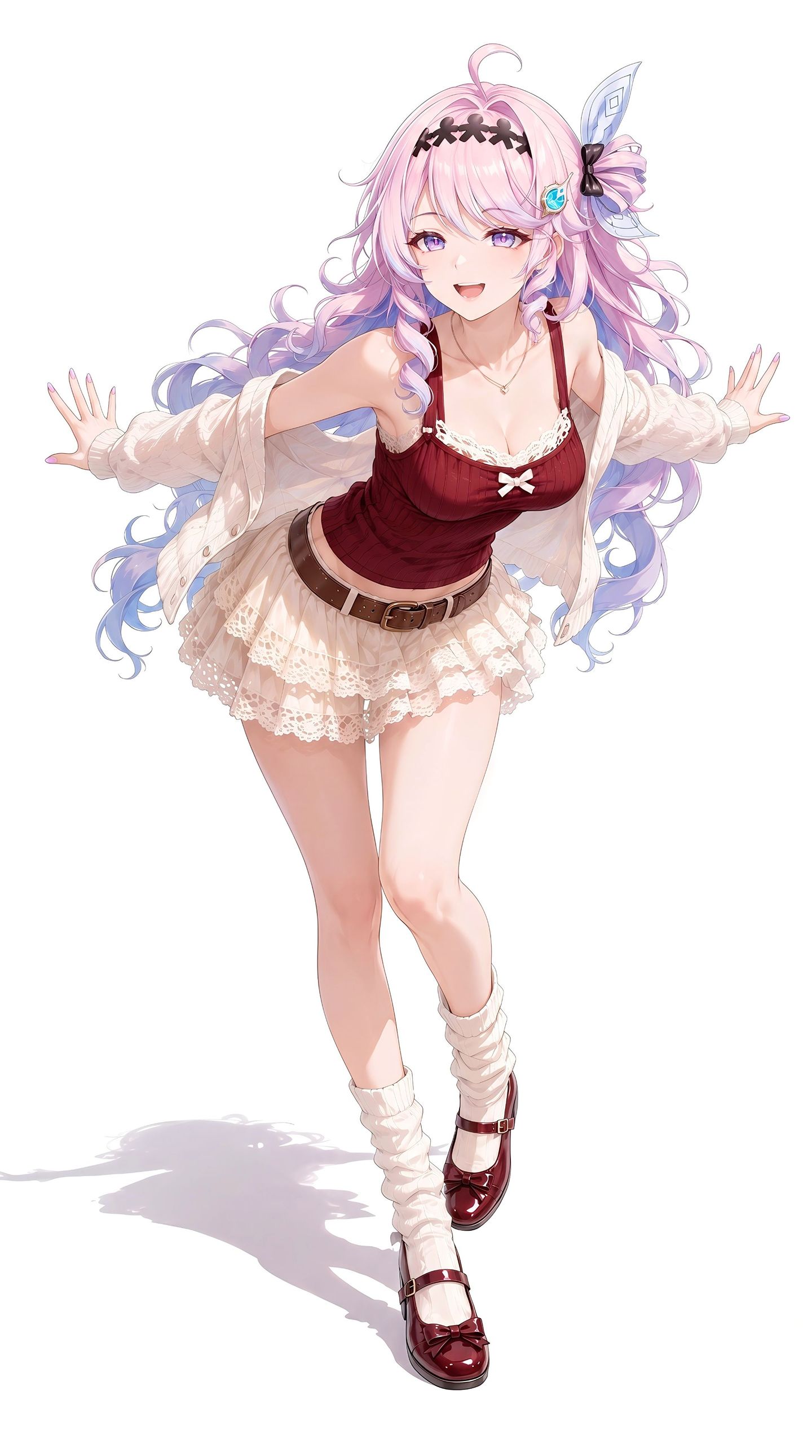 鸣潮达妮娅 美图壁纸 二次元游戏 粉色头发女孩,第4张