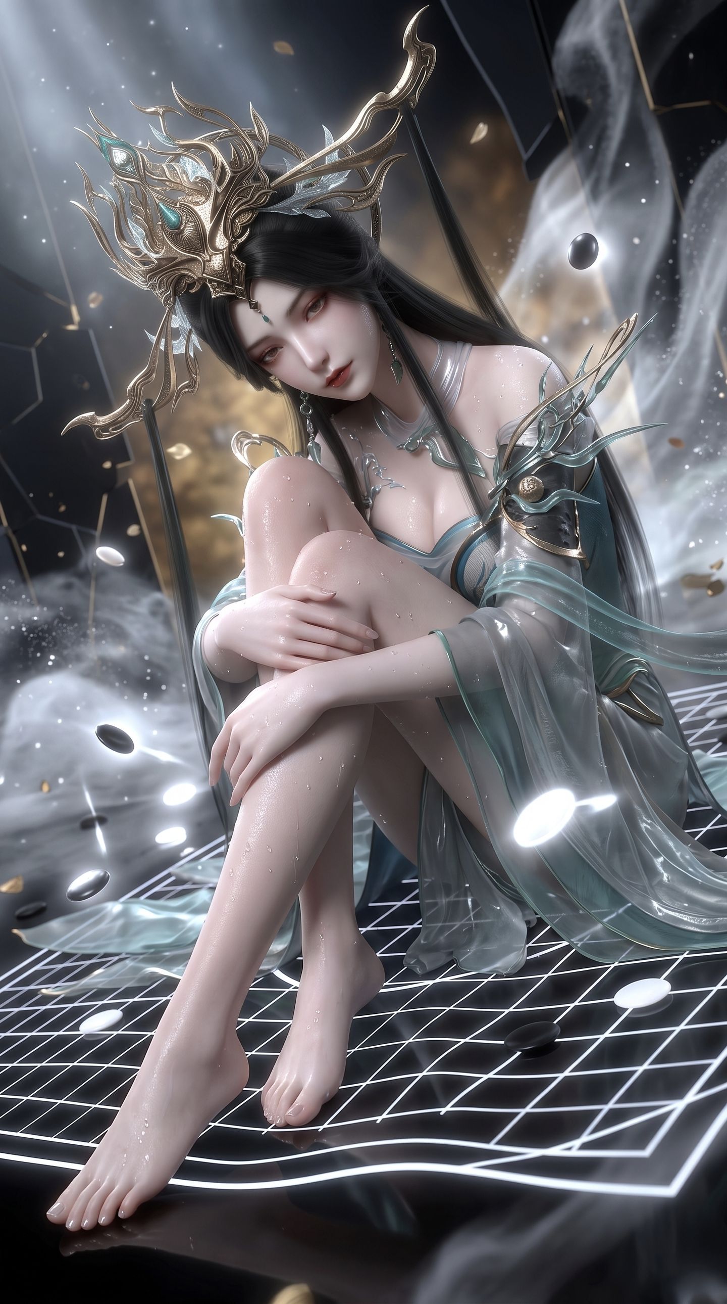 柳妹 完美世界壁纸 性感美女 艺术美体 热门收藏,第1张