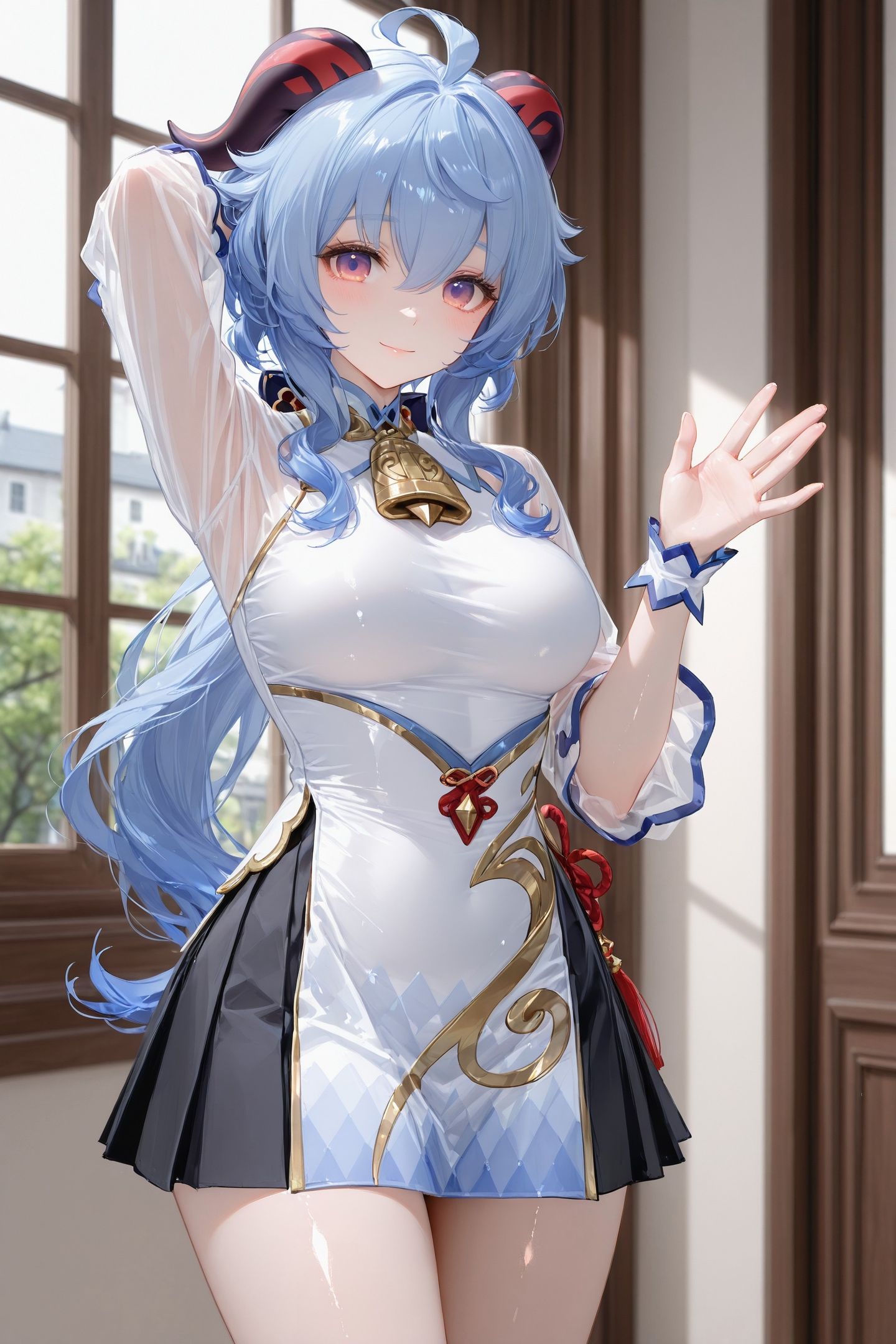 原神甘雨图片壁纸 二游角色 AI美图 裙子,第3张