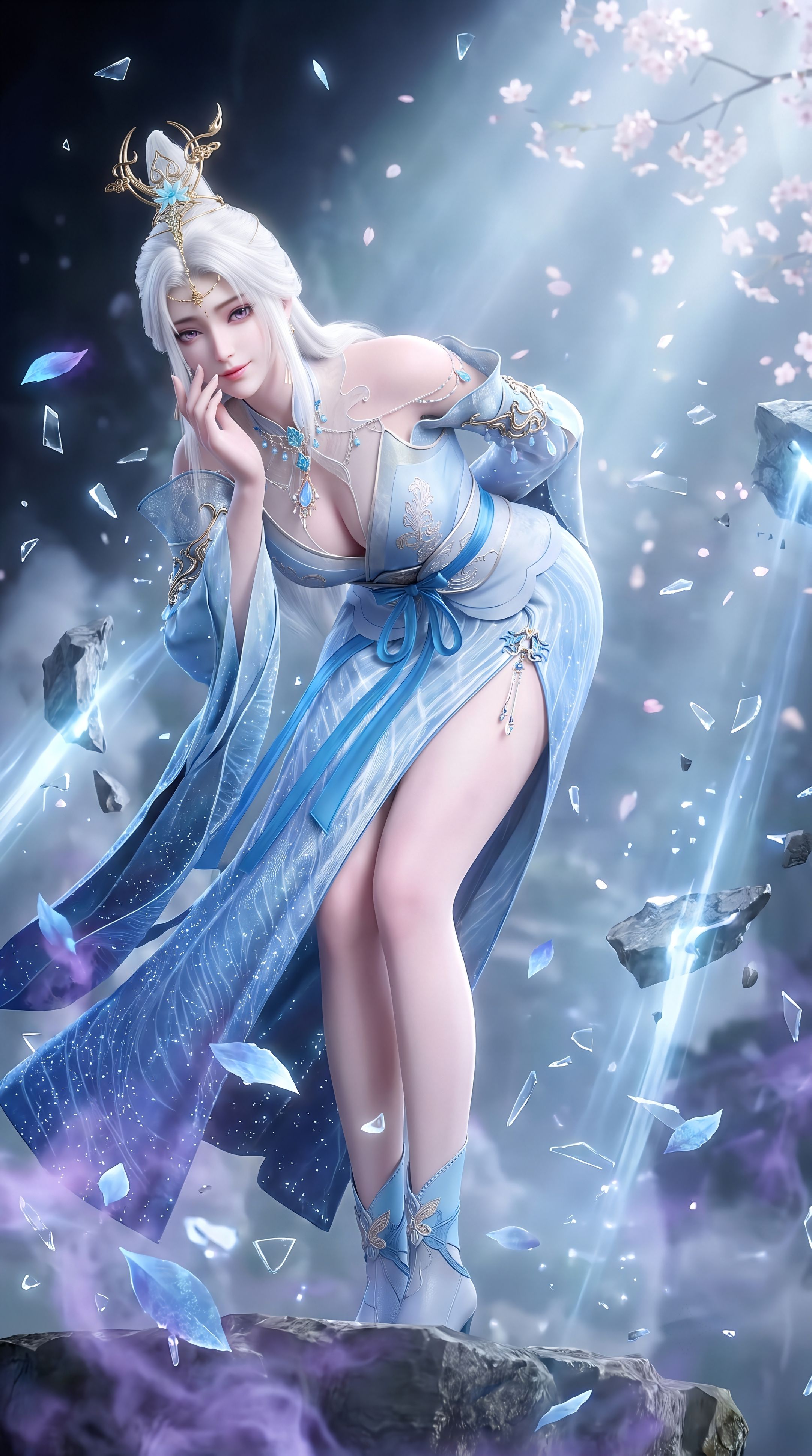 一斩苍穹凌清寒 国漫女神壁纸 国漫美女 玄幻修仙,第1张