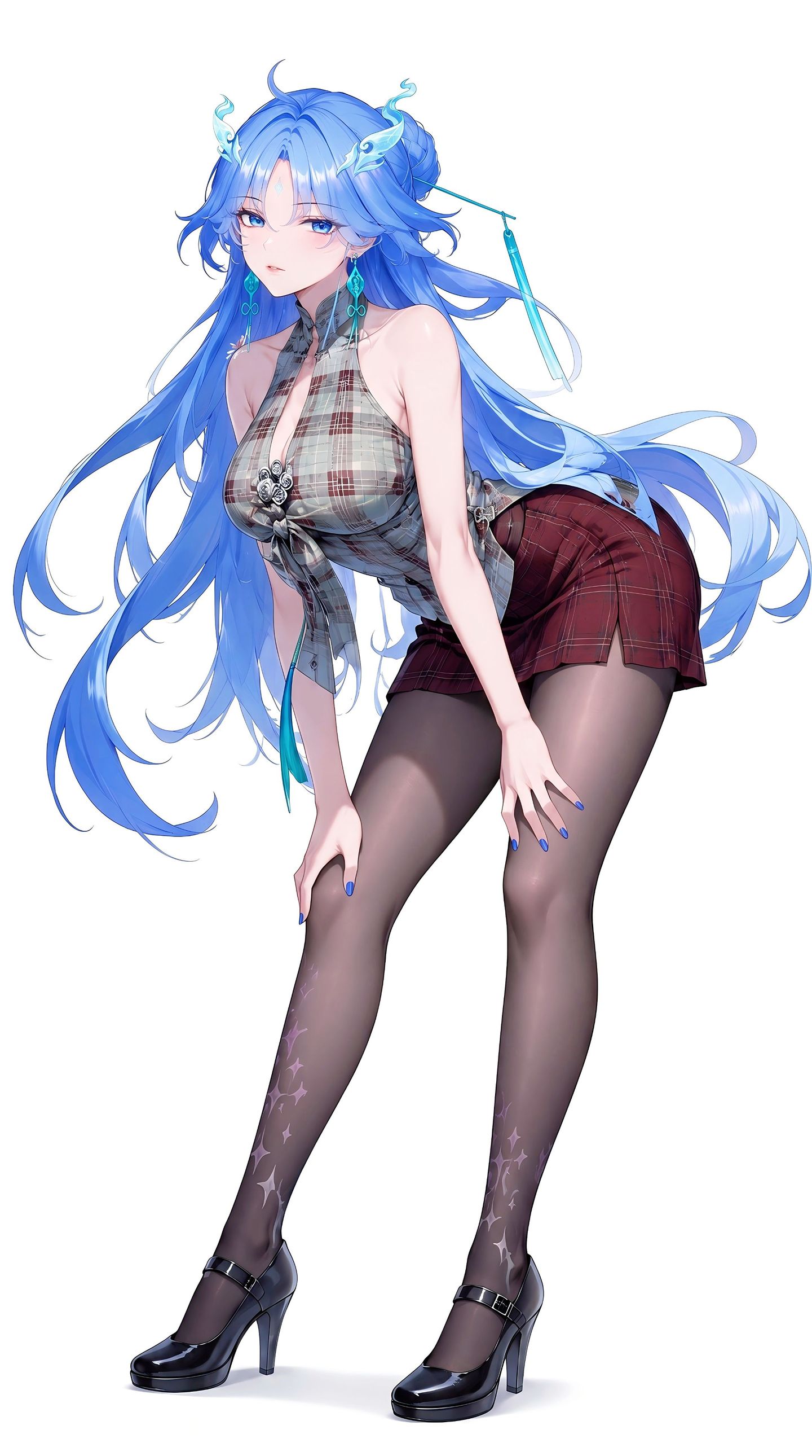 鸣潮清宵图片 手机壁纸 二次元女神 唯美 氛围感,第2张