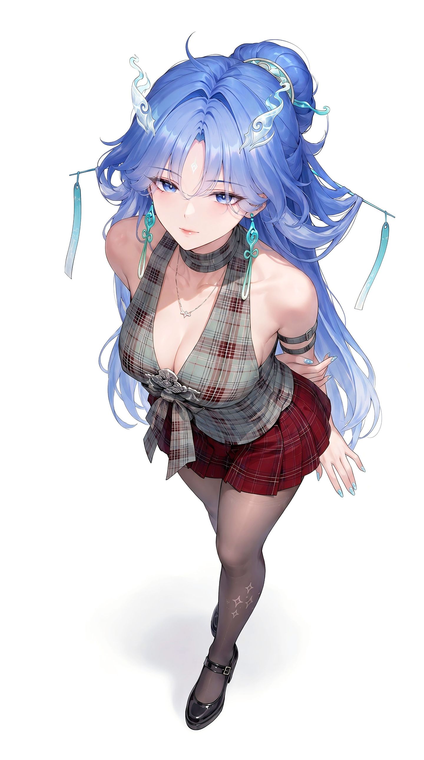 鸣潮清宵图片 手机壁纸 二次元女神 唯美 氛围感,第4张