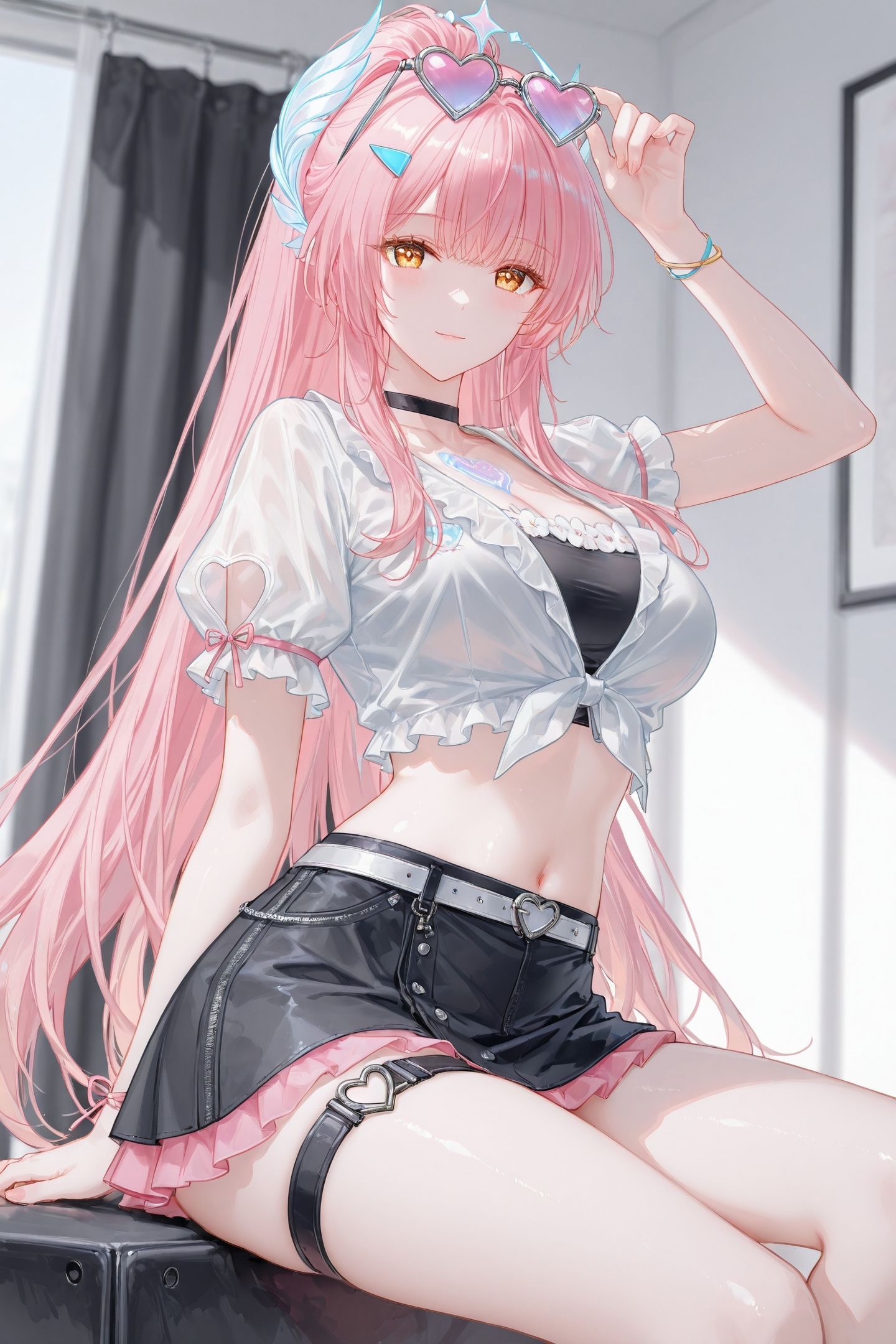 鸣潮爱弥斯图片壁纸 小爱 二次元系列美女套图 腿环,第4张