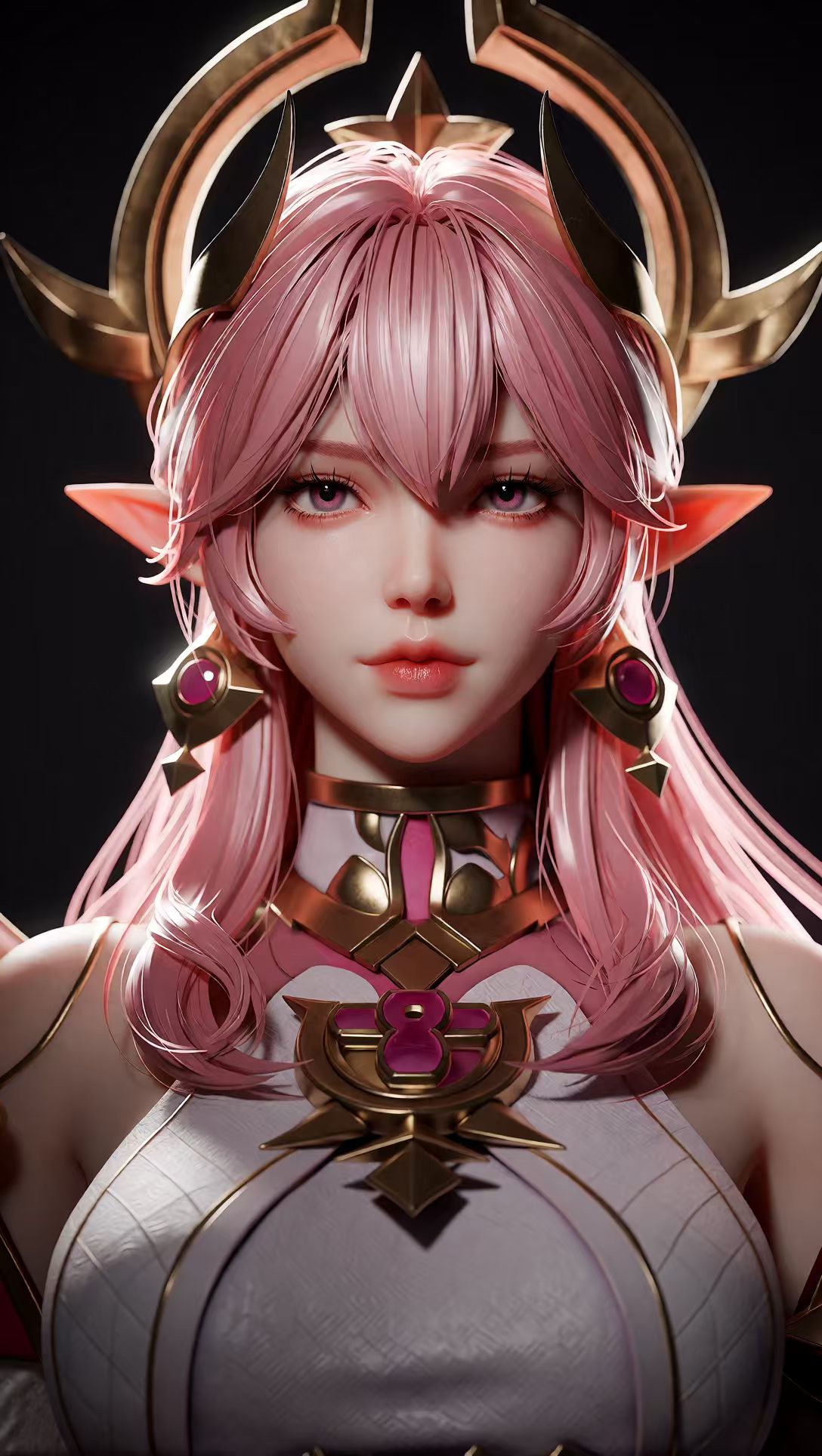 人物二创 AI3D原画概念设计 黑色背景 光影,第8张