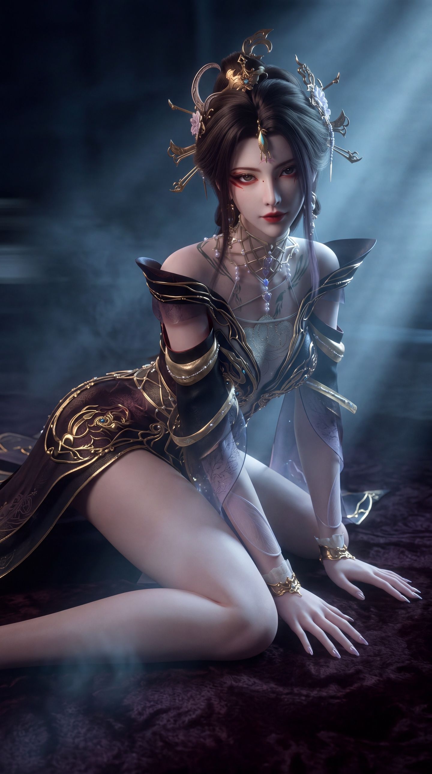 百炼成神动画古佩儿她这个脸妆好看 国漫女神大全,第2张