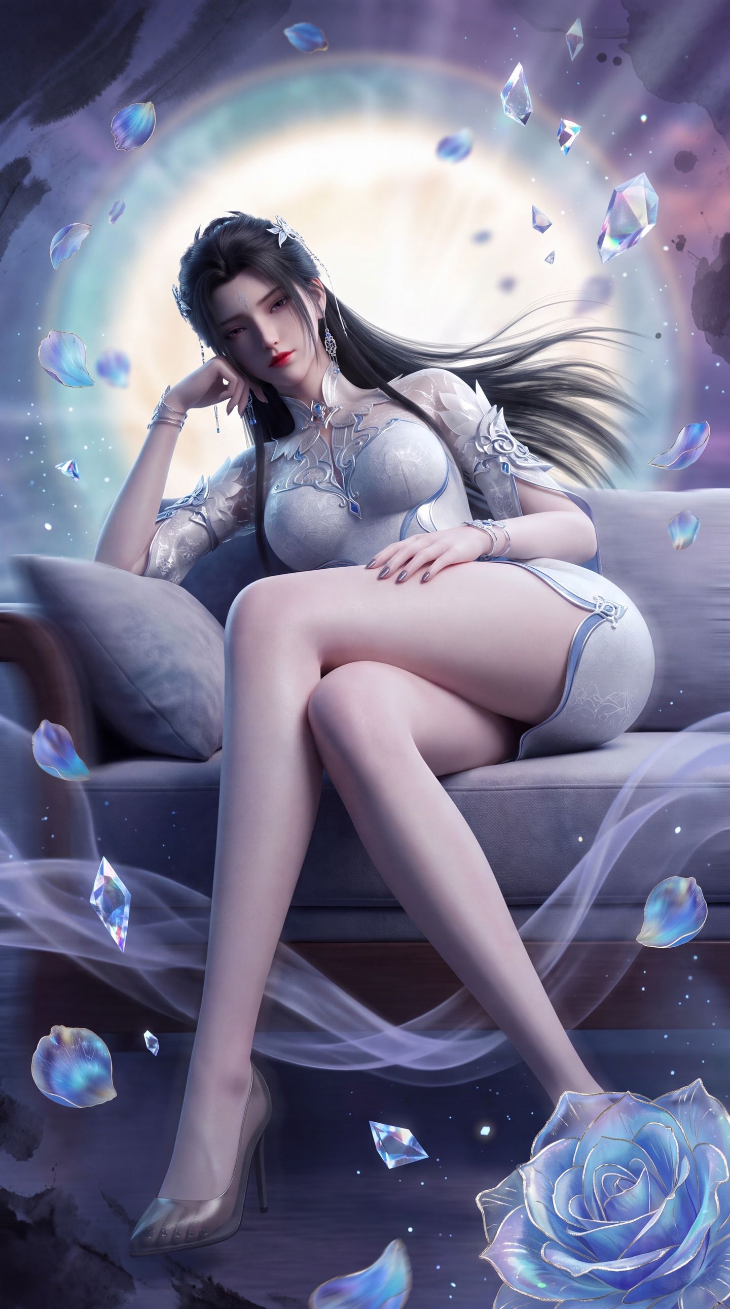 诛仙动画 陆雪琪很难不爱真的太棒了 国漫女神AI图片,第1张