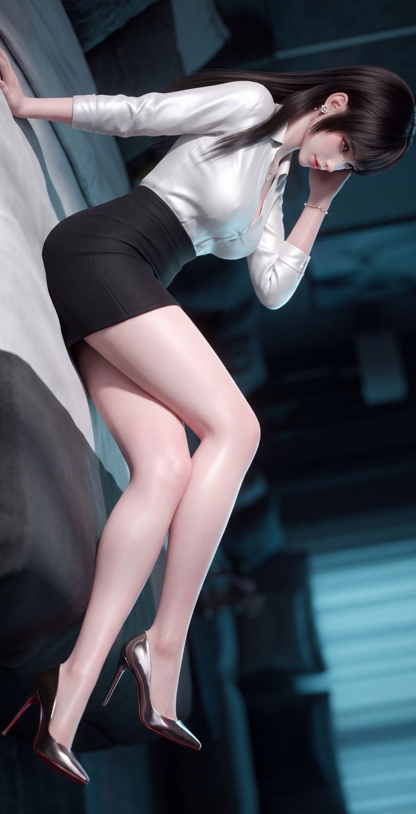 灵境行者动画谢灵熙 萝莉御姐切换 纯欲天花板 漫画性感御姐风 国漫壁纸,第1张
