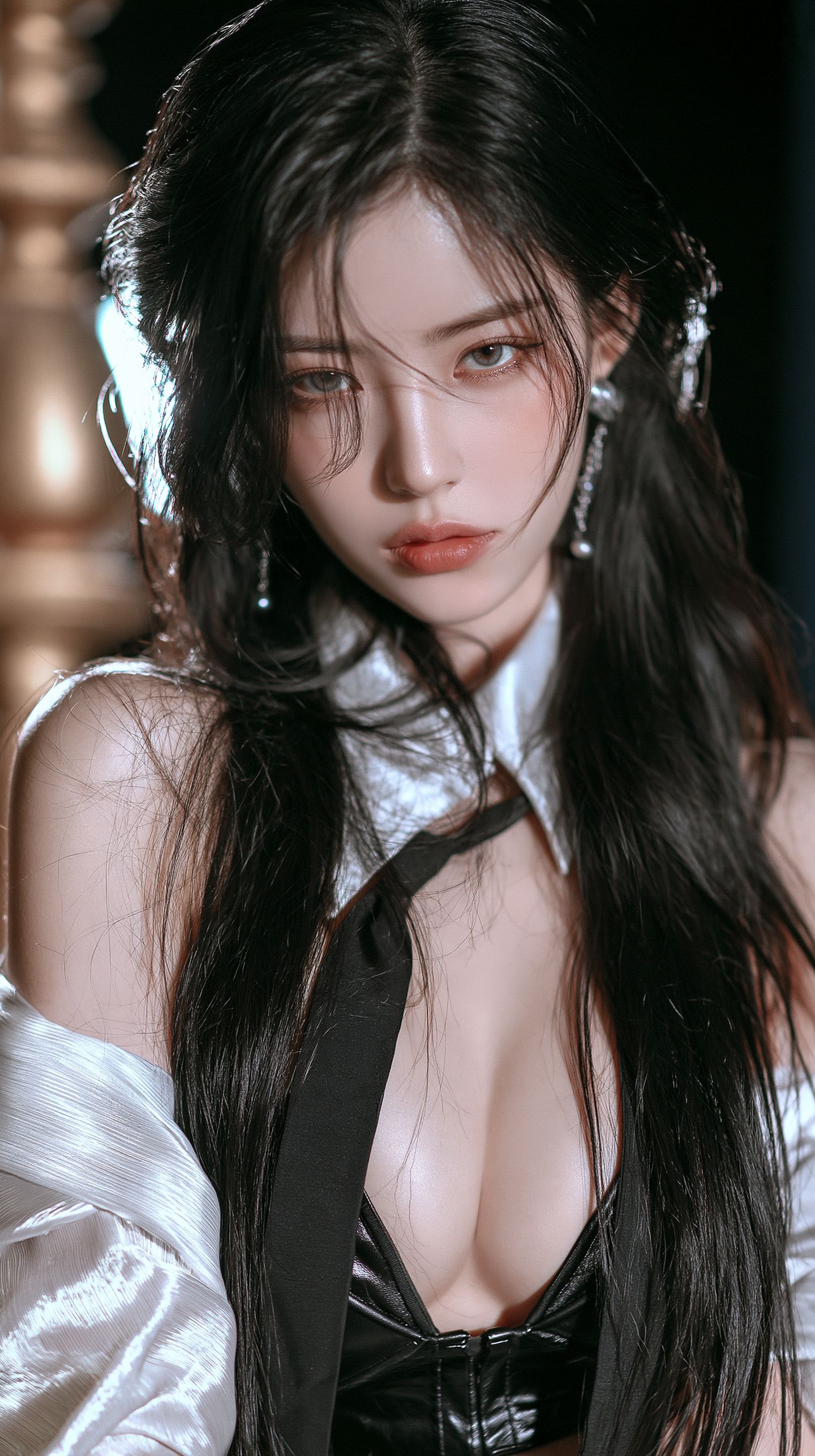御姐甜妹高清壁纸 AI美女写真 cosplay,第4张
