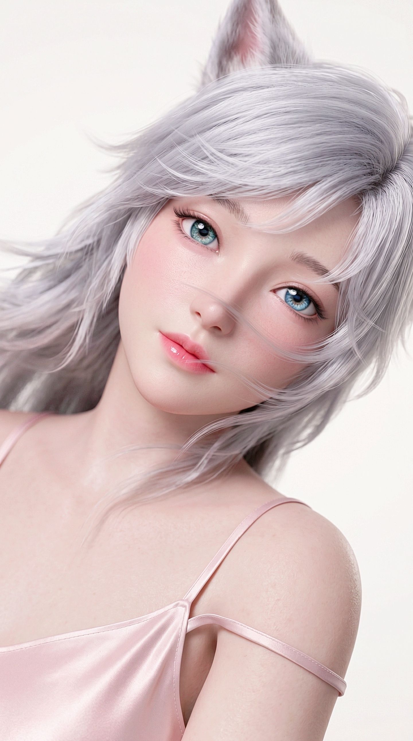 动漫美女图片大全 国漫女神AI图片 凡人修仙传银月脸部特写概念版,第1张