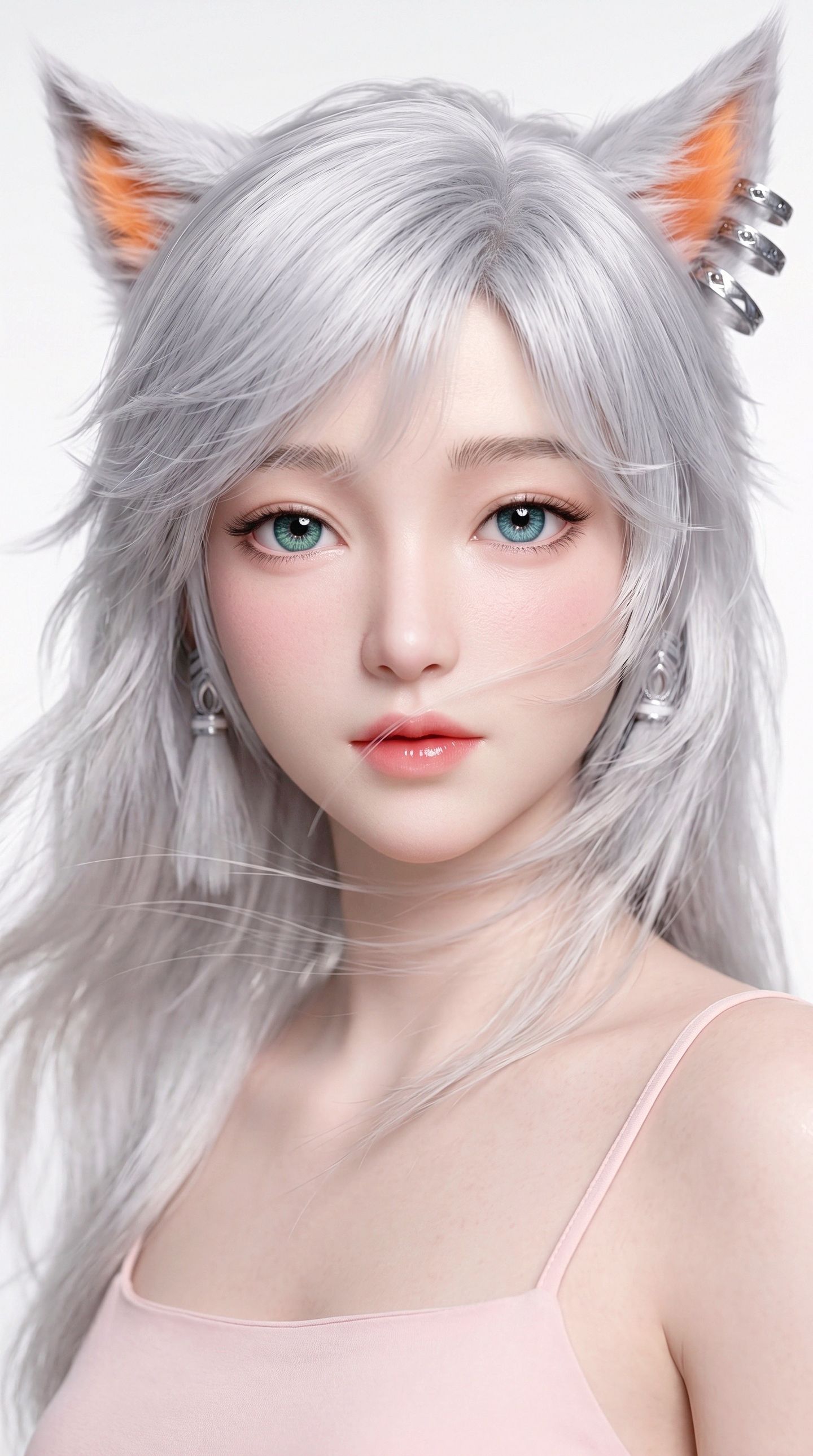 动漫美女图片大全 国漫女神AI图片 凡人修仙传银月脸部特写概念版,第8张