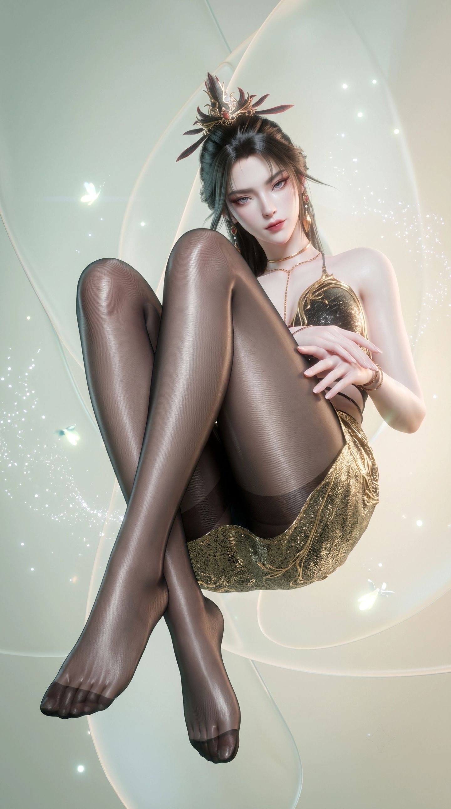 2K超高清竖版手机壁纸 一斩苍穹动画壁纸 性感动漫美女寒鸦壁纸,第1张