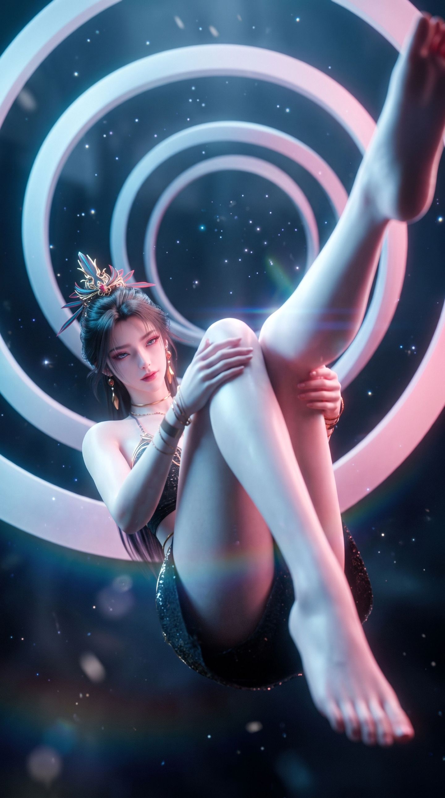 2K超高清竖版手机壁纸 一斩苍穹动画壁纸 性感动漫美女寒鸦壁纸,第16张
