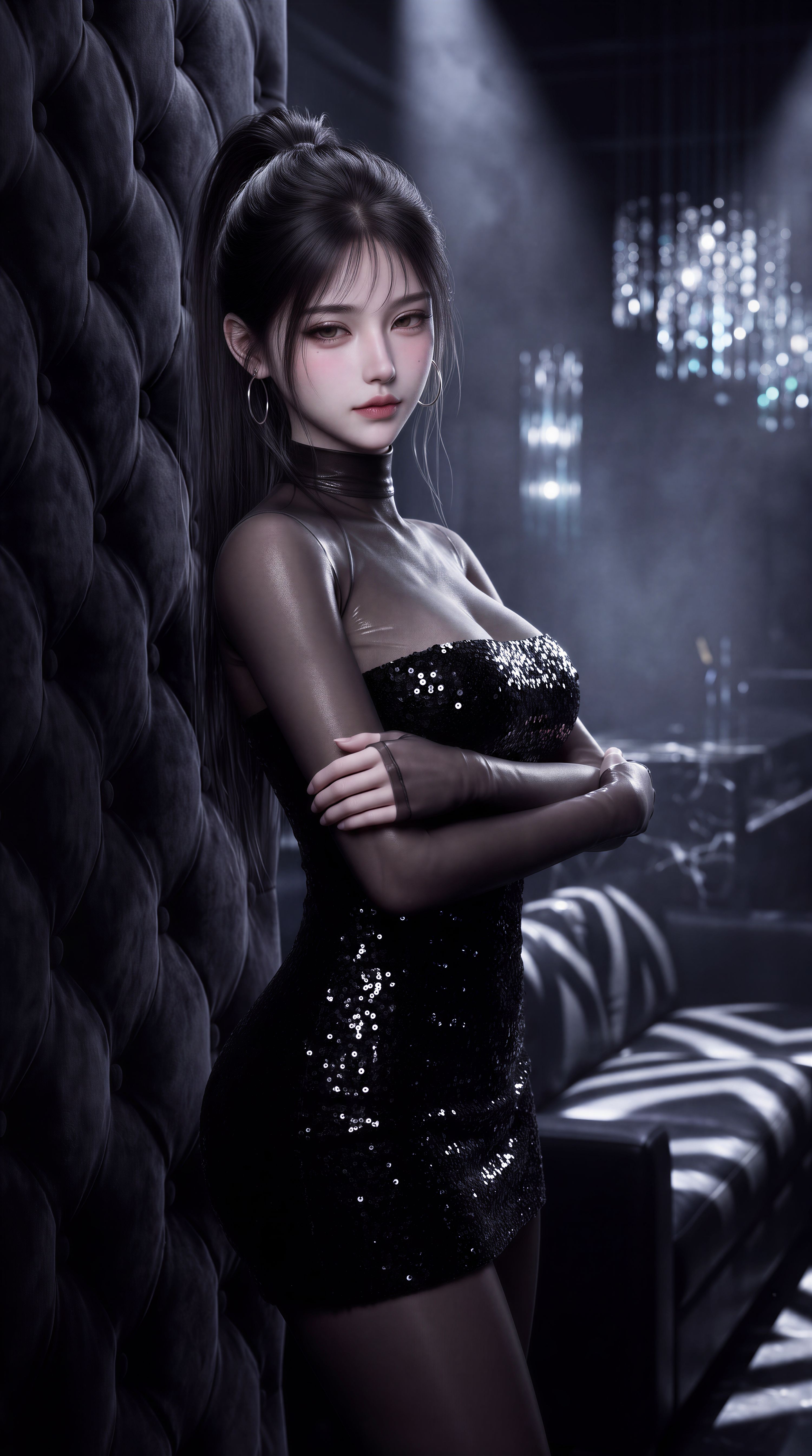 6K超高清图片 高颜值高冷御姐 清冷美女 AI漫剧建模推荐 AI短剧写实,第4张