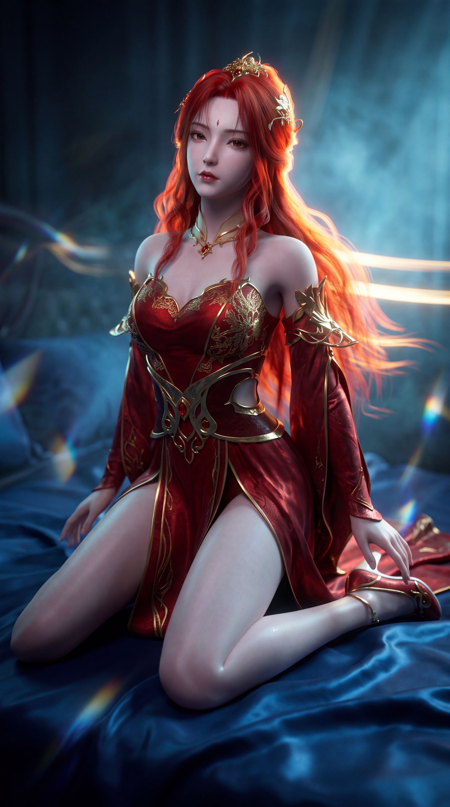 完美世界动画神冥 御姐系角色 性感穿搭美女,第4张