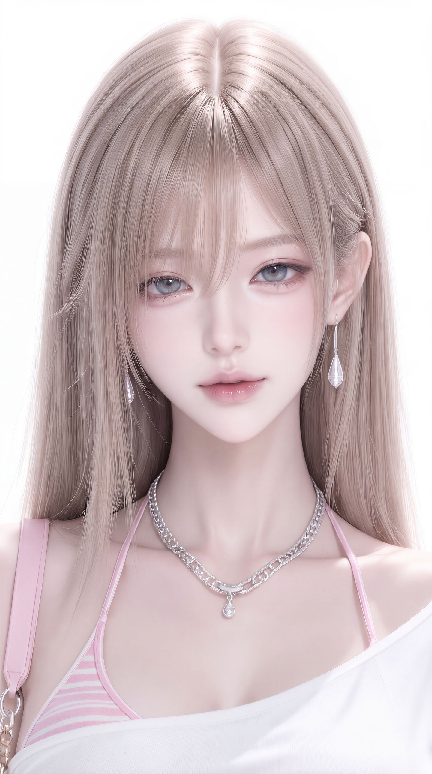 2K超高清颜值美女手机锁屏壁纸背景图片 AI漫剧短剧在线美图,第1张