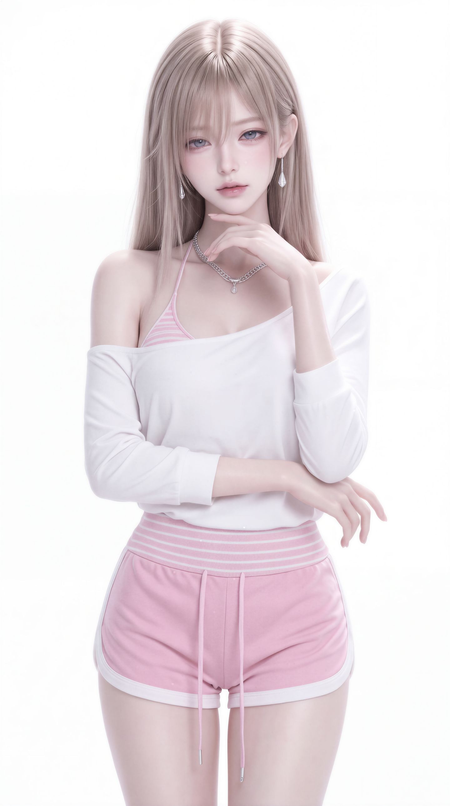 2K超高清颜值美女手机锁屏壁纸背景图片 AI漫剧短剧在线美图,第4张