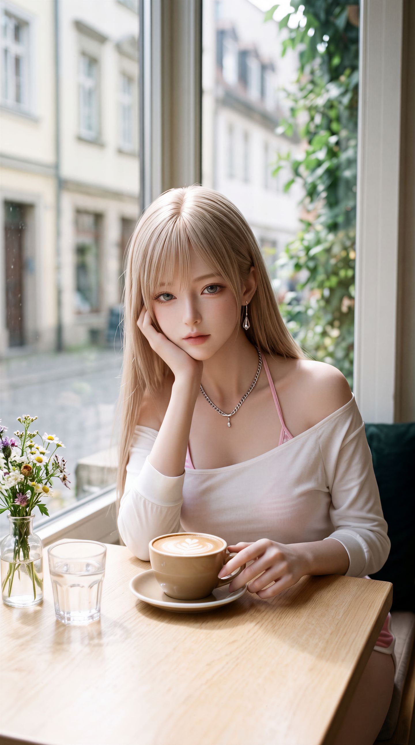 2K超高清颜值美女手机锁屏壁纸背景图片 AI漫剧短剧在线美图,第5张