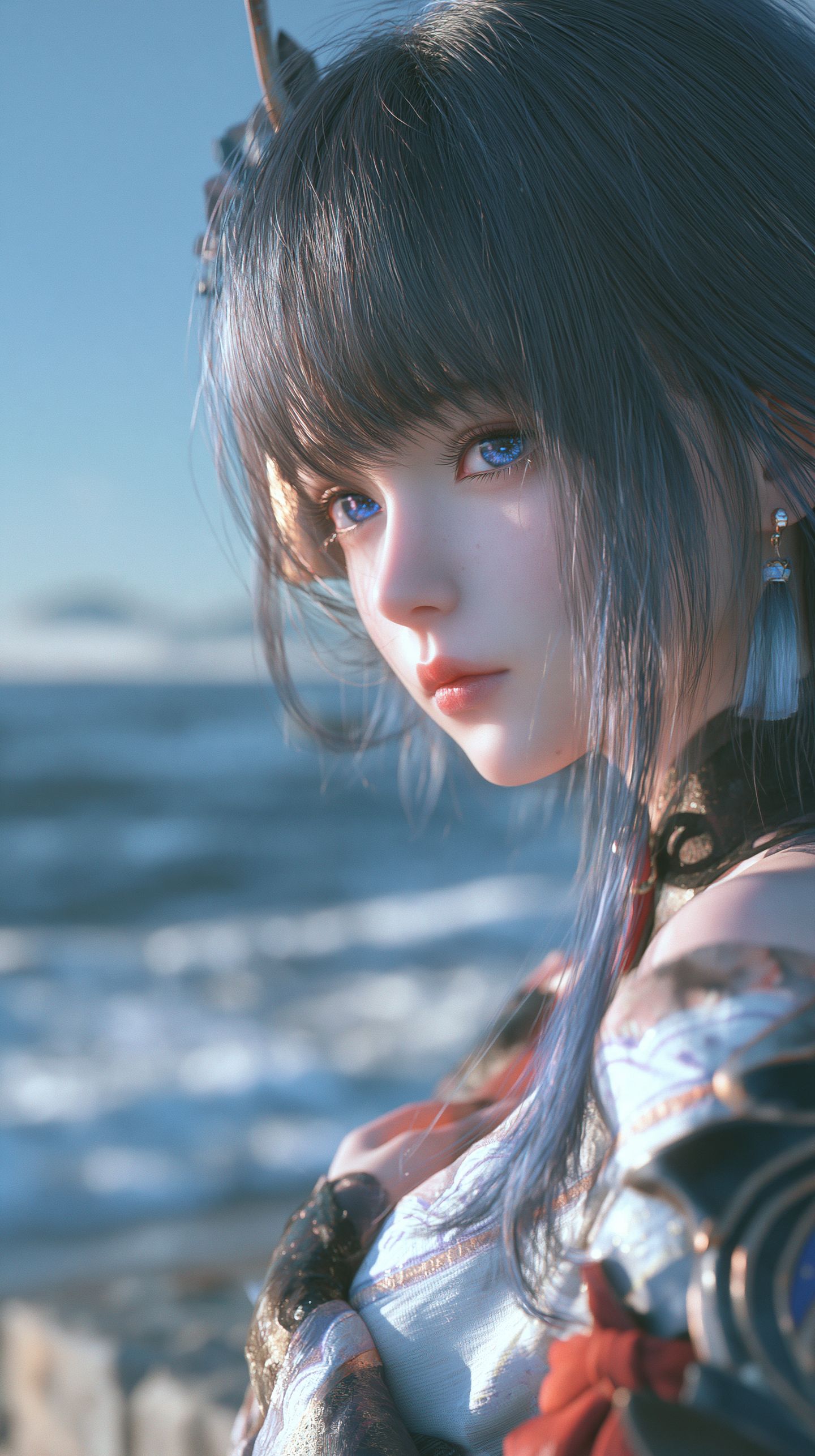 原神雷电将军3D版 米哈游 唯美颜值 高清壁纸,第3张