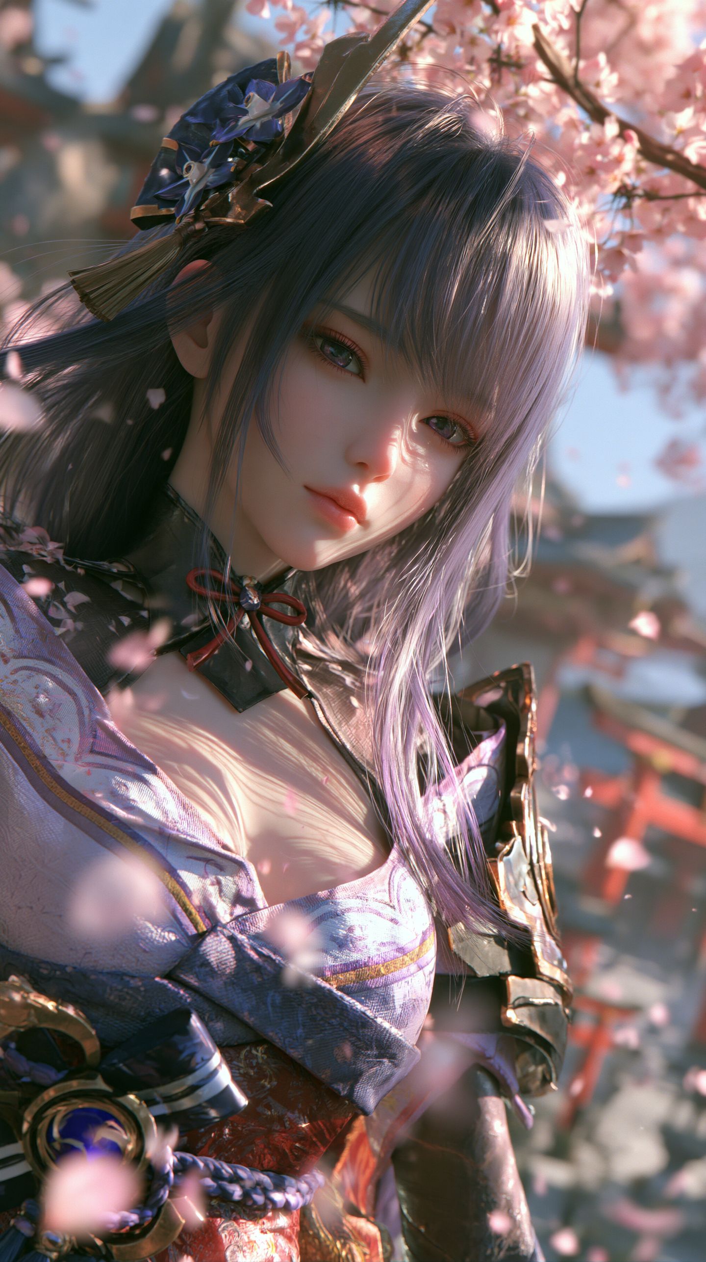 原神雷电将军3D版 米哈游 唯美颜值 高清壁纸,第4张