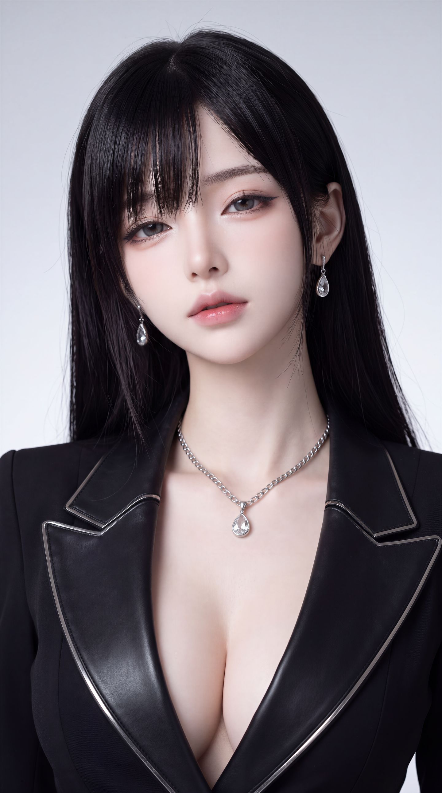 2K超高清纯欲美女手机壁纸 aigc御姐图片,第4张