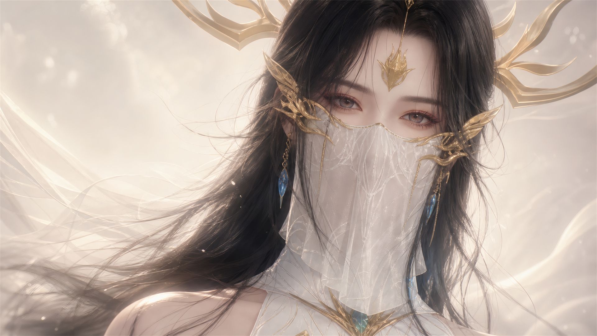 《大主宰》动画国漫美女清衍静图片，1080P电脑桌面壁纸,第1张