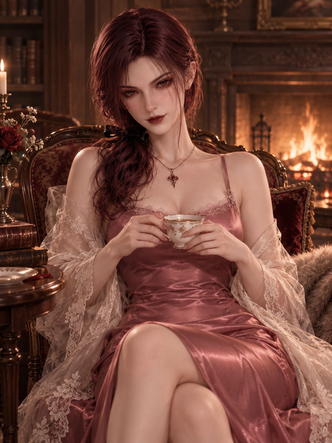 睡衣版叶夕水壁纸，斗罗大陆绝世唐门国漫女神,第2张